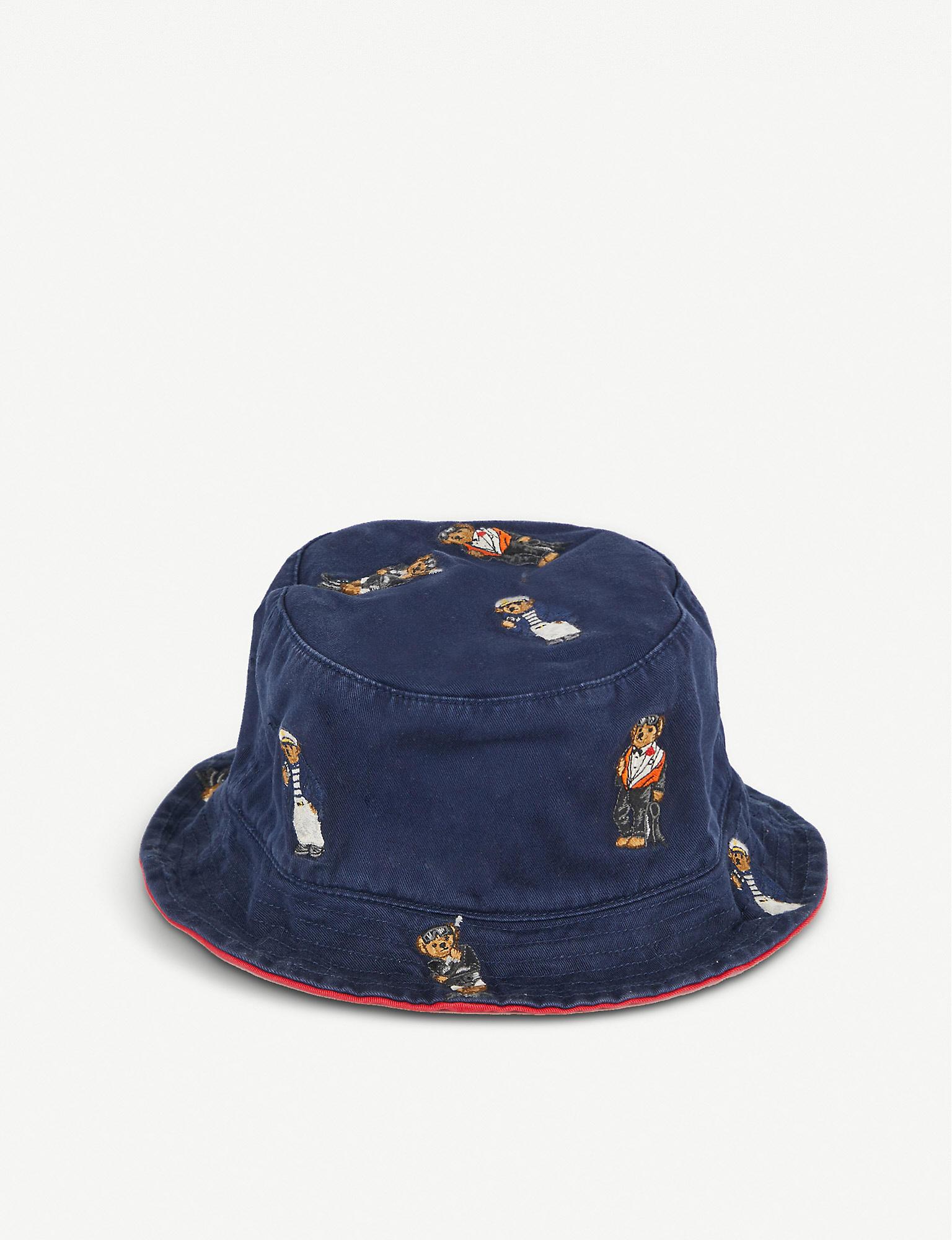 ralph lauren polo bear bucket hat