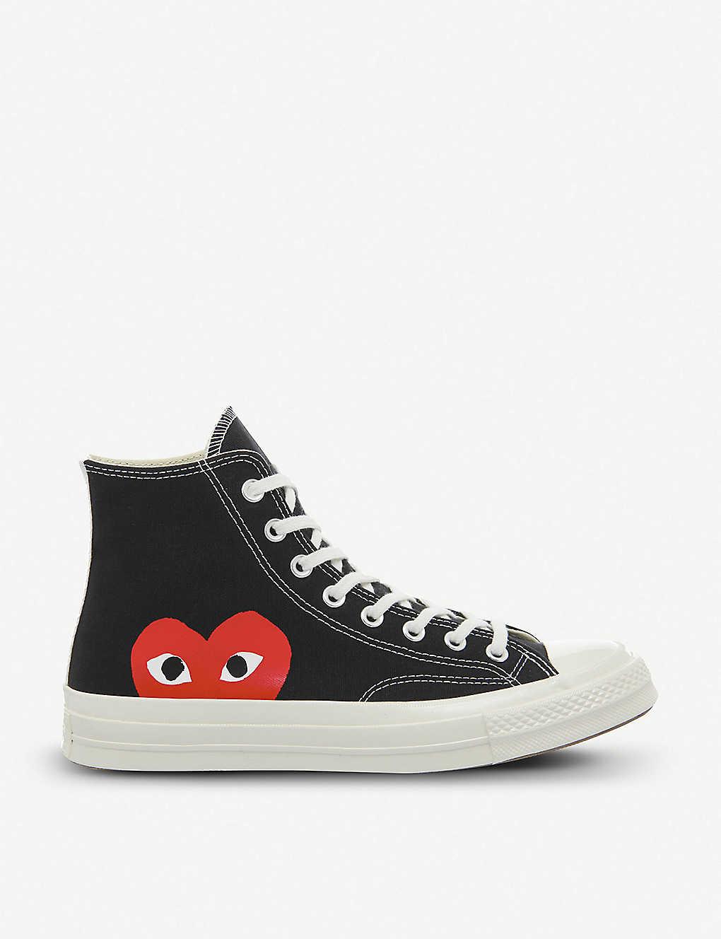 comme des garçons x nike cortez platform sneaker