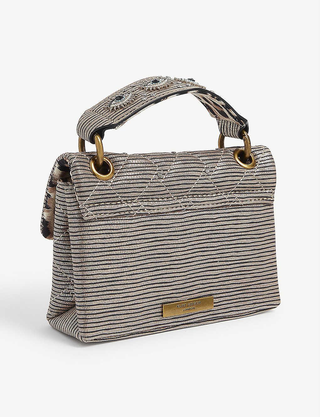 Kurt Geiger London Large Kensington Tweed Shoulder Bag - Elle Blogs