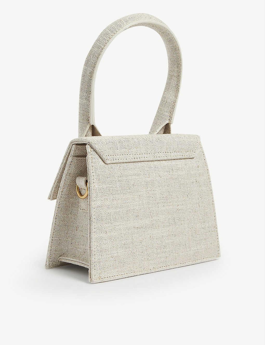 jacquemus le chiquito medium leather top handle bag