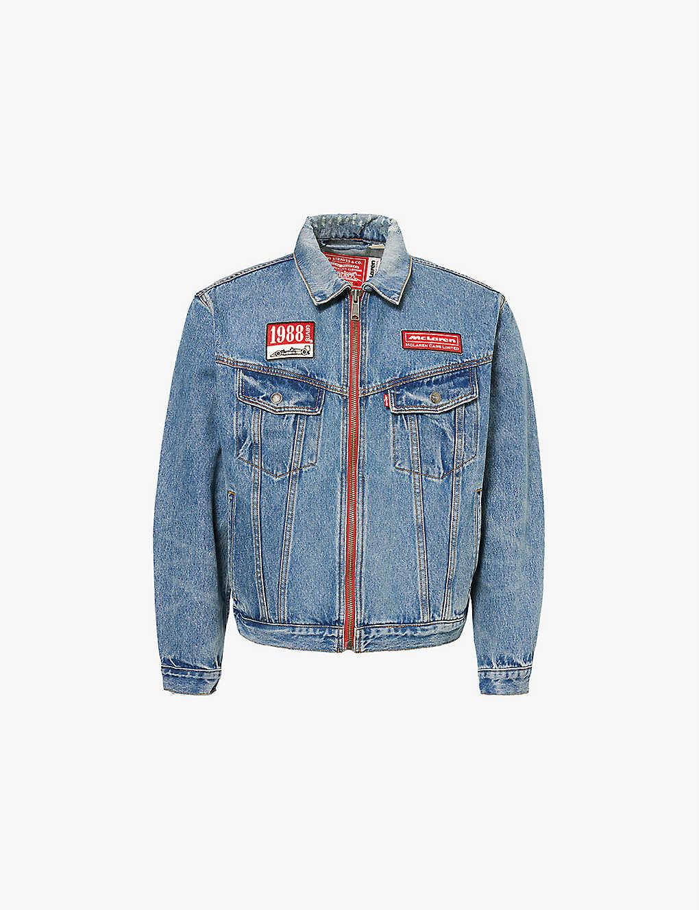 Levi's Levi's X Mclaren Racing Heritage Trucker Brand-patch Denim