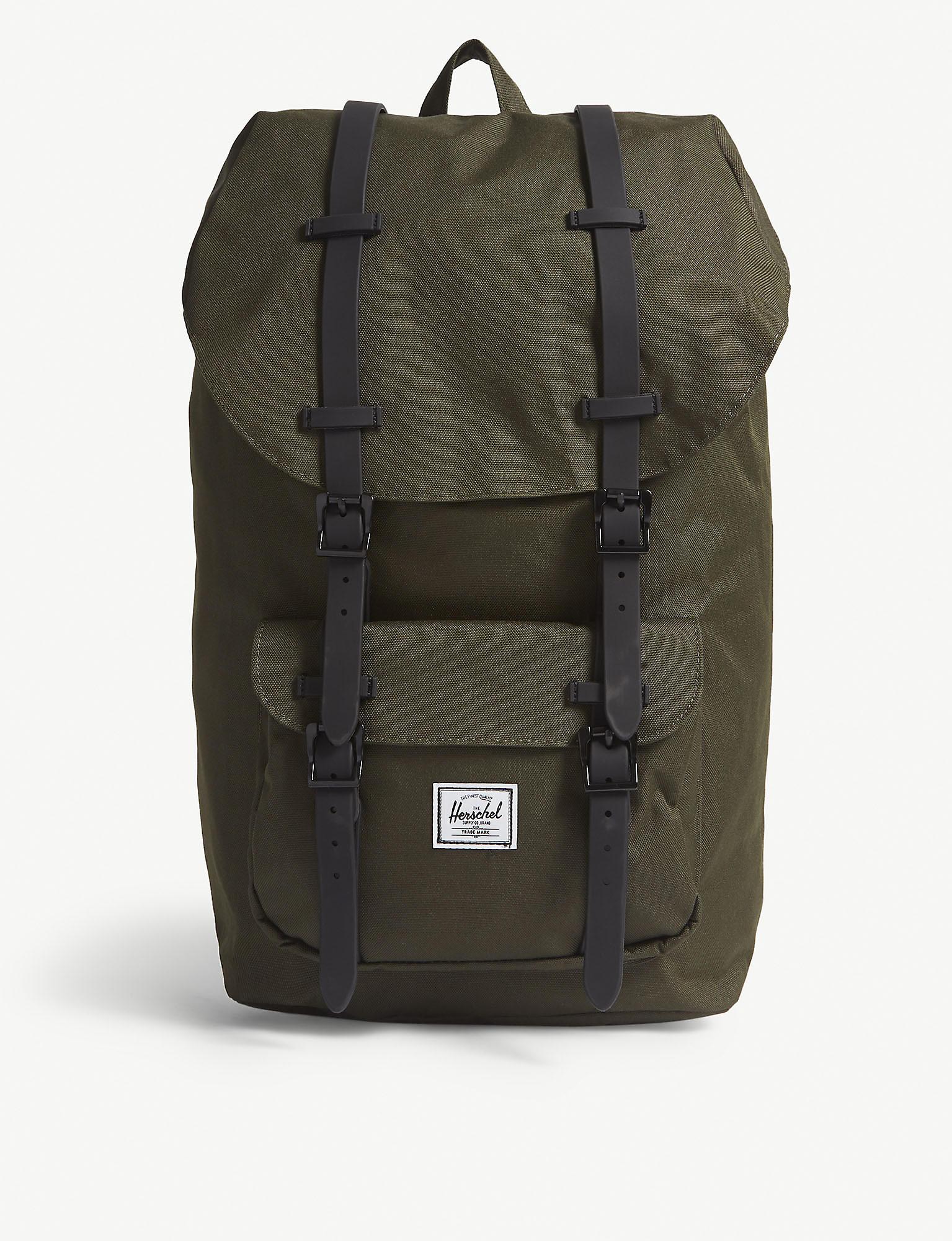 forest green herschel backpack