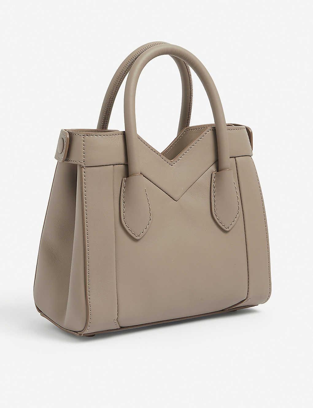 Max Mara Madame Mini Leather Tote Bag | Lyst