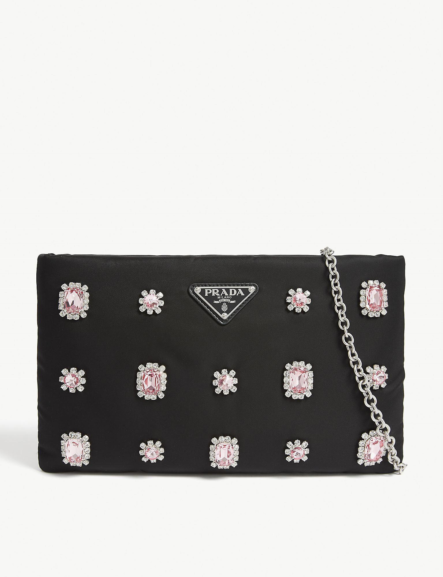 prada black rose