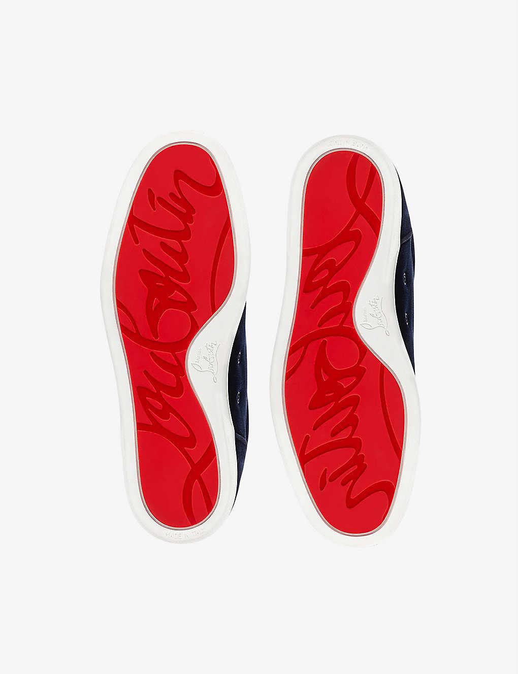 navy red bottoms