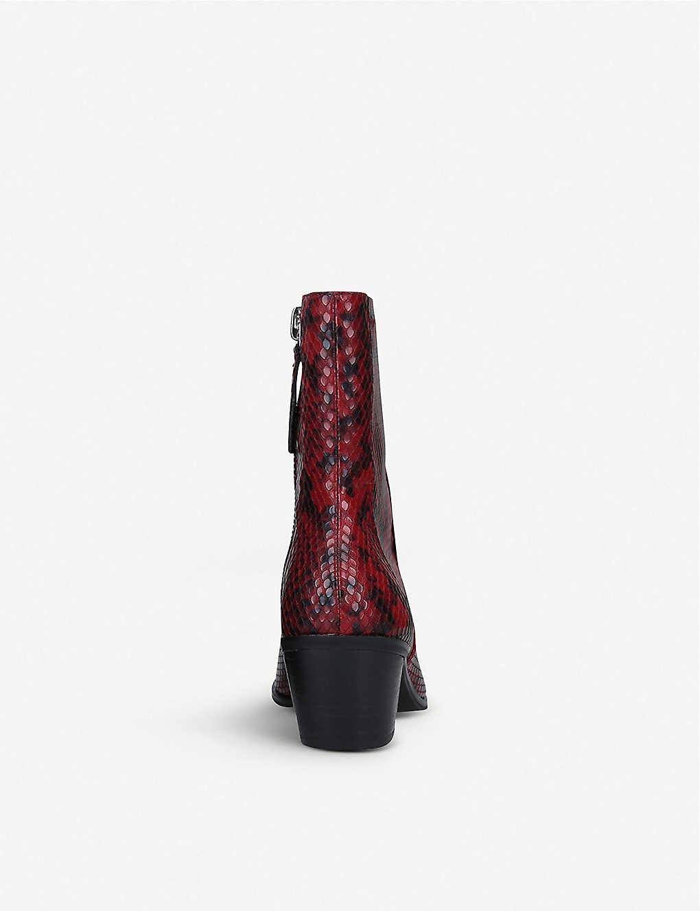 aldo red boots