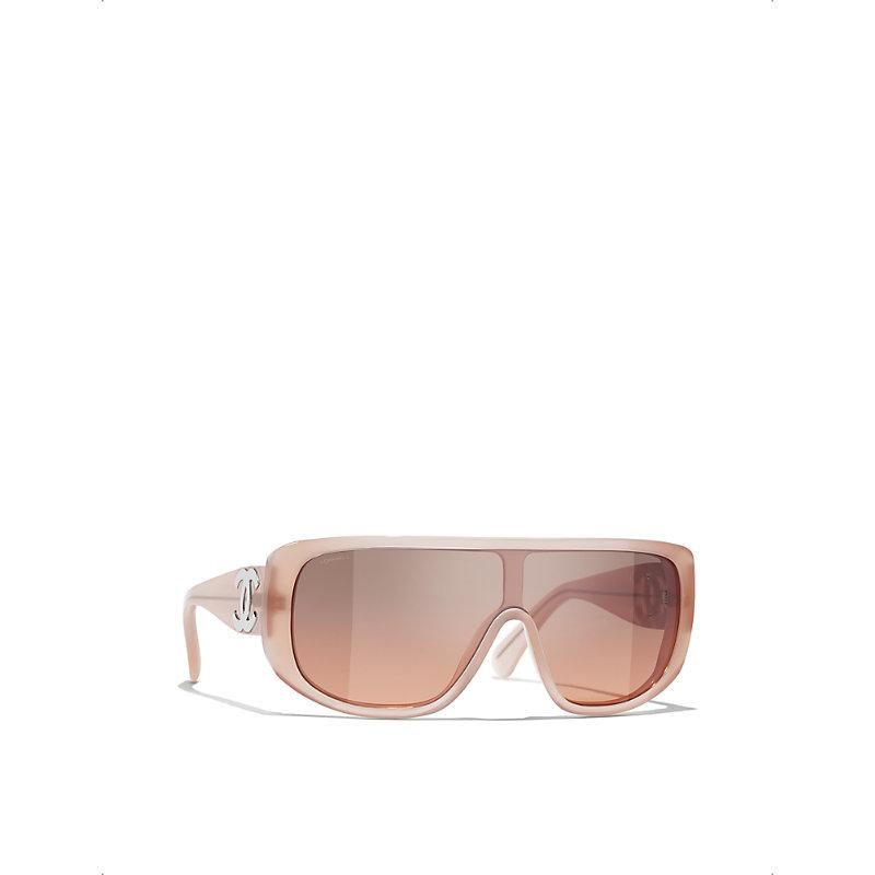 Chanel Shield Sunglasses in Pink Lyst UK