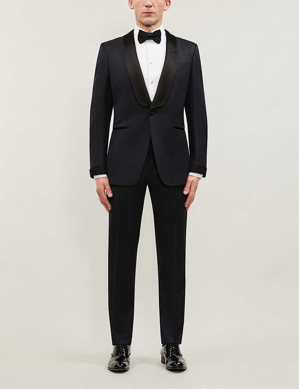Tom Ford Windsor-fit Wool And Mohair-blend Tuxedo in Navy (Blue) for ...