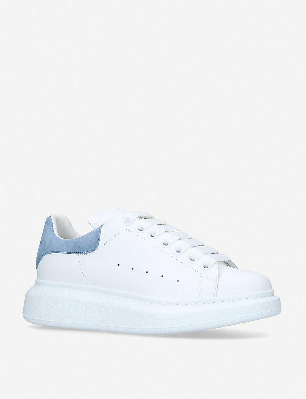 blue platform trainers