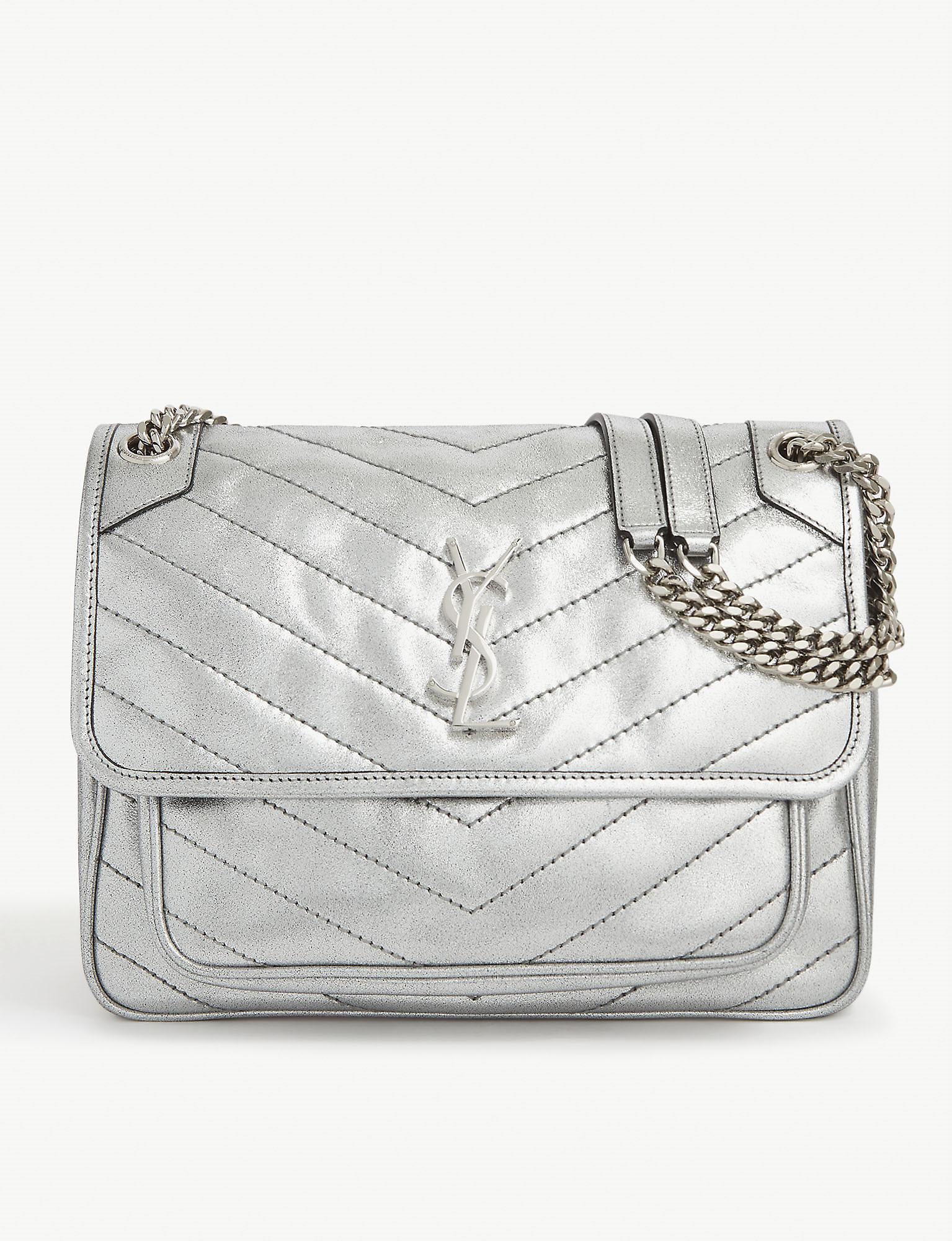 Saint Laurent Niki Medium YSL Fluorescent Shoulder Bag