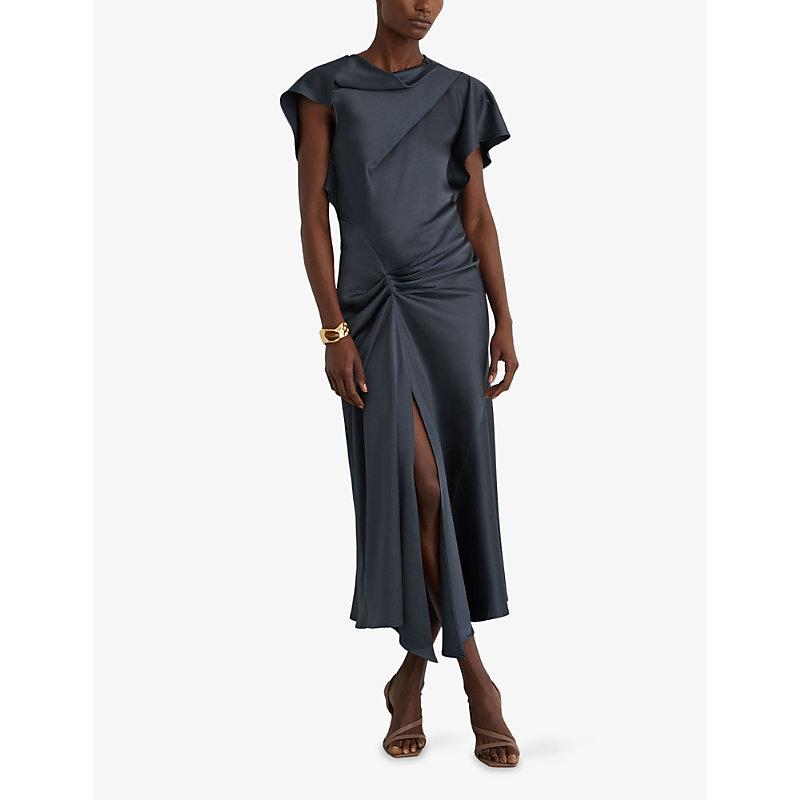 Designer Grey Satin Dresses for Women - Up to 63% off | Lyst