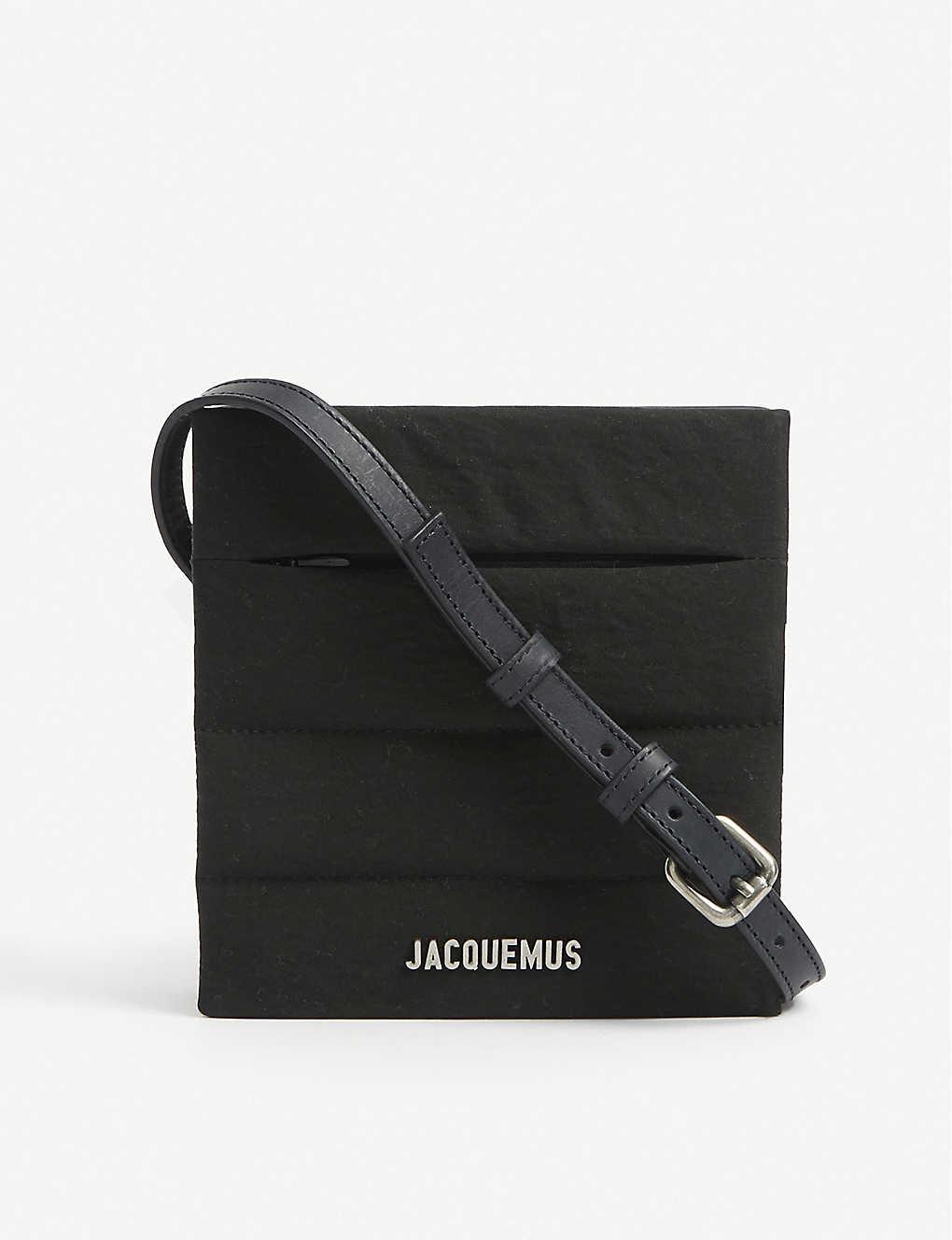 Jacquemus Le Carre Leather Cross-body Bag in Black for Men | Lyst Australia
