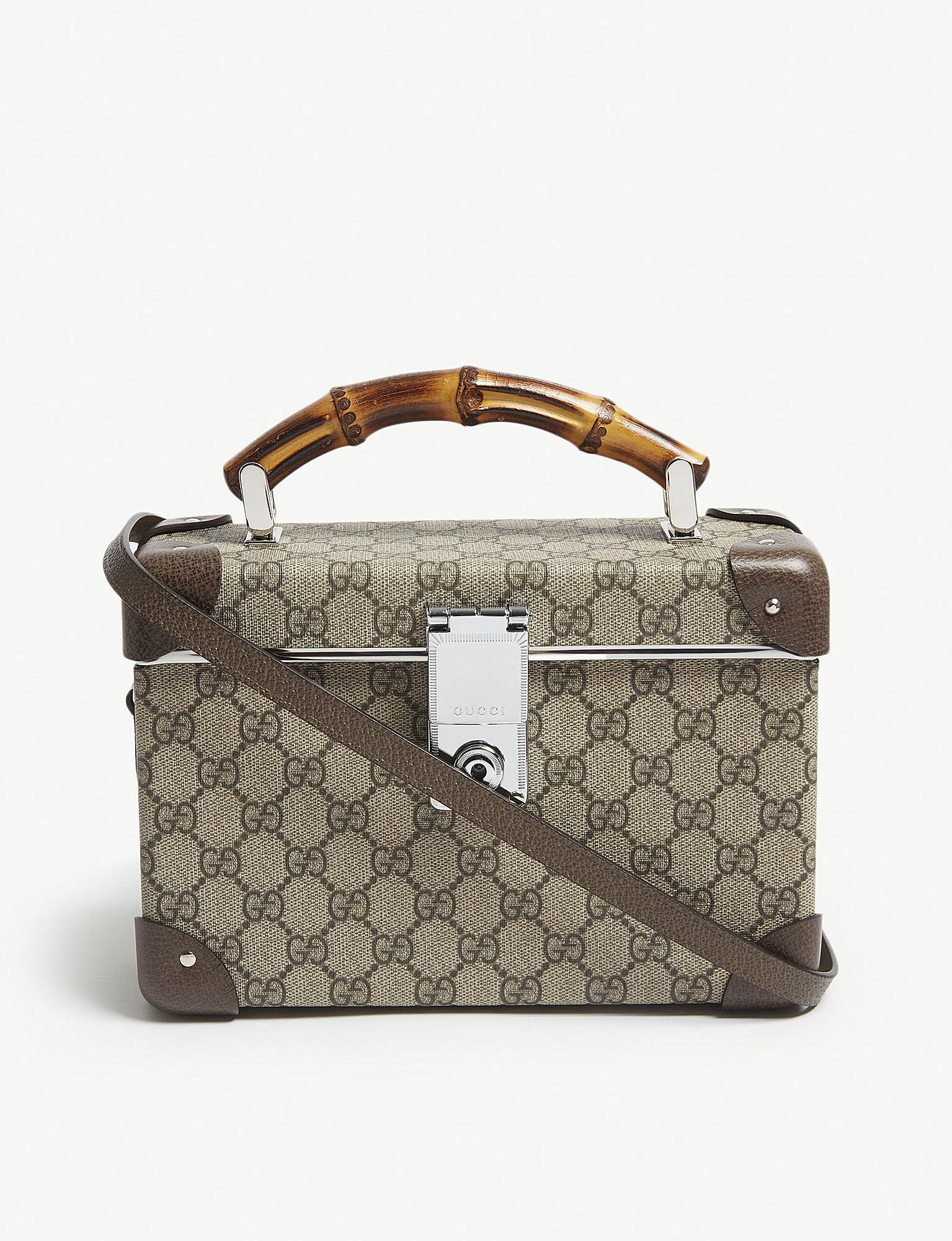 Gucci GG Supreme Mini Trunk Bag With - D' Borse Boutique