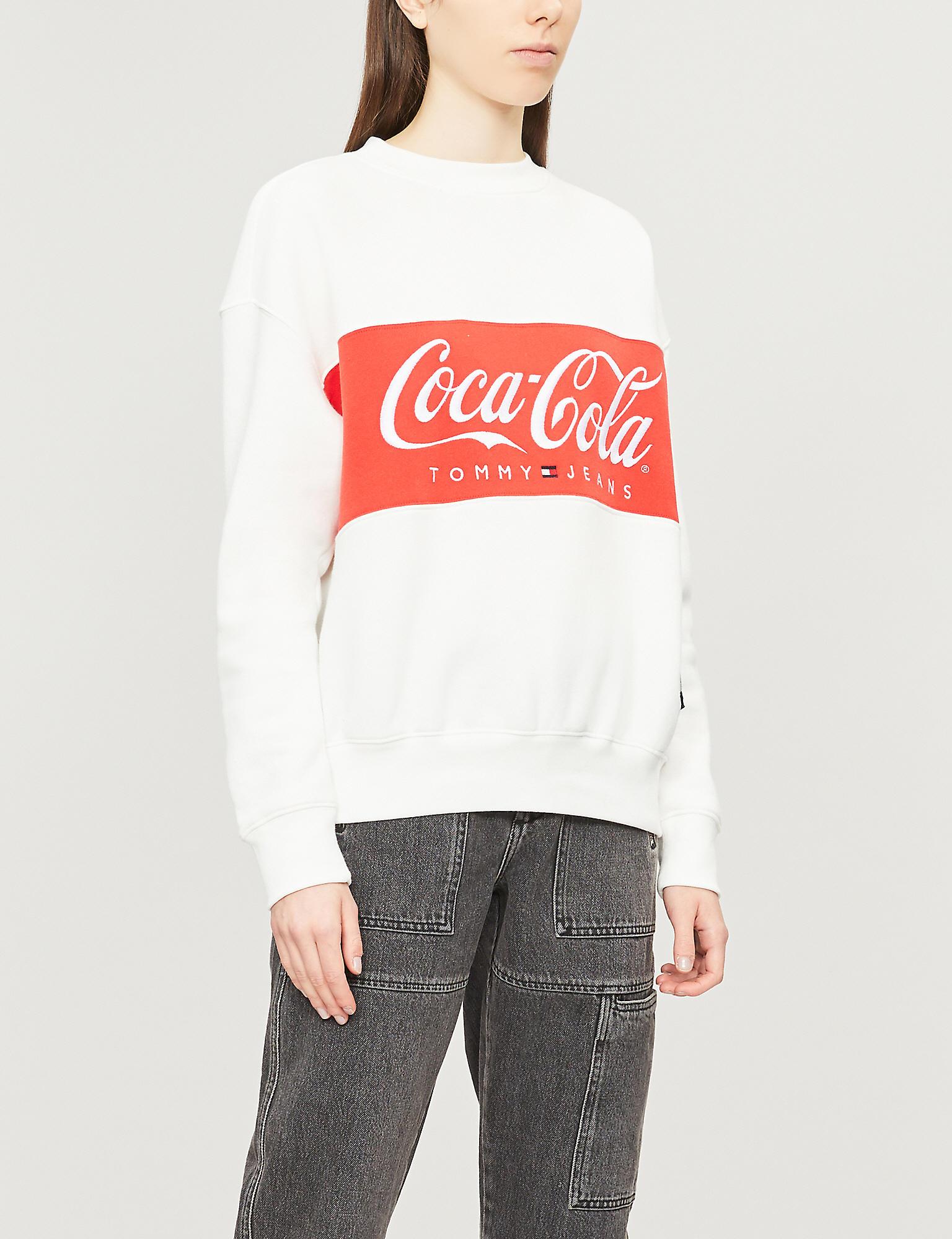 Tommy Hilfiger Denim Tommy X Coca Cola Cotton Sweatshirt in Bright White  (White) - Lyst