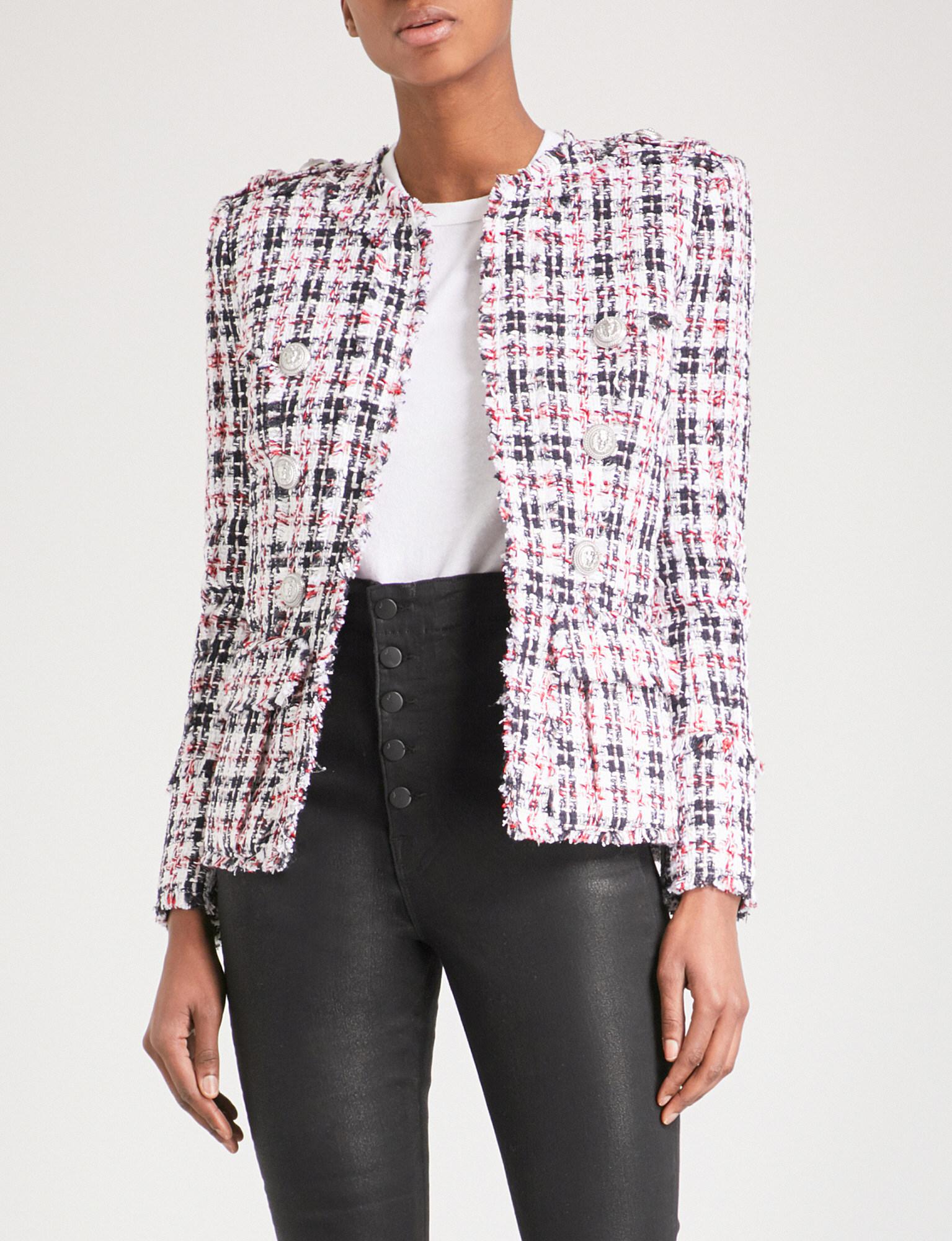 balmain tweed jacket