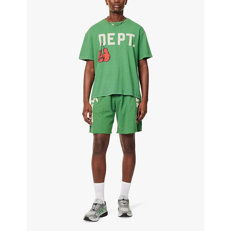 GALLERY DEPT. Arena Logo-Print Cotton-Jersey T-Shirt in Green for 