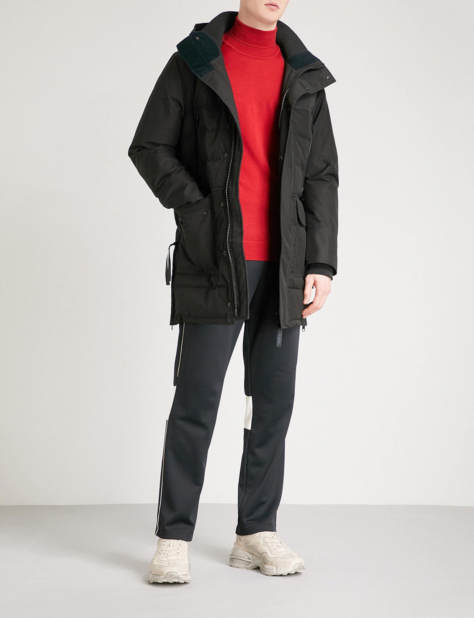 Canada Goose Goose Balmoral Quilted Shell-down Parka in Black hb/Black ( Black) for Men | Lyst