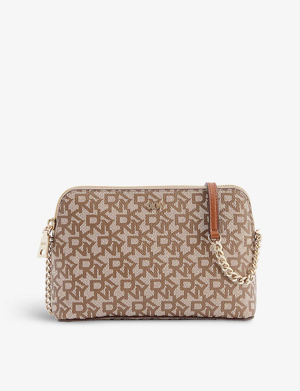 DKNY Bryant Fauxleather Crossbody Bag in Natural Lyst