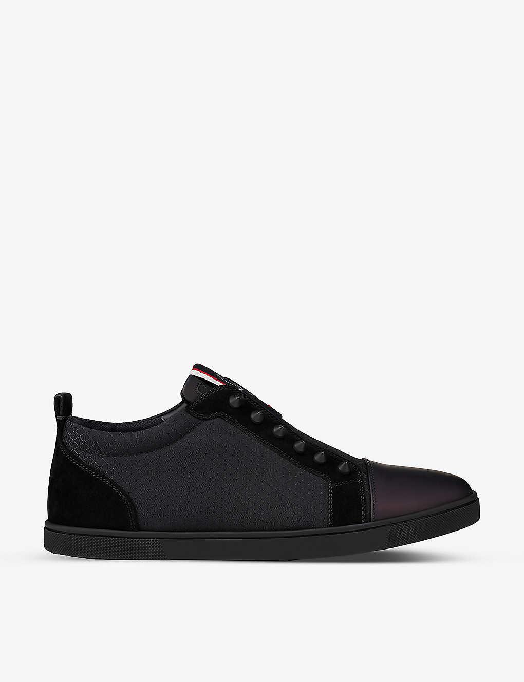 Christian louboutin cheap black trainers