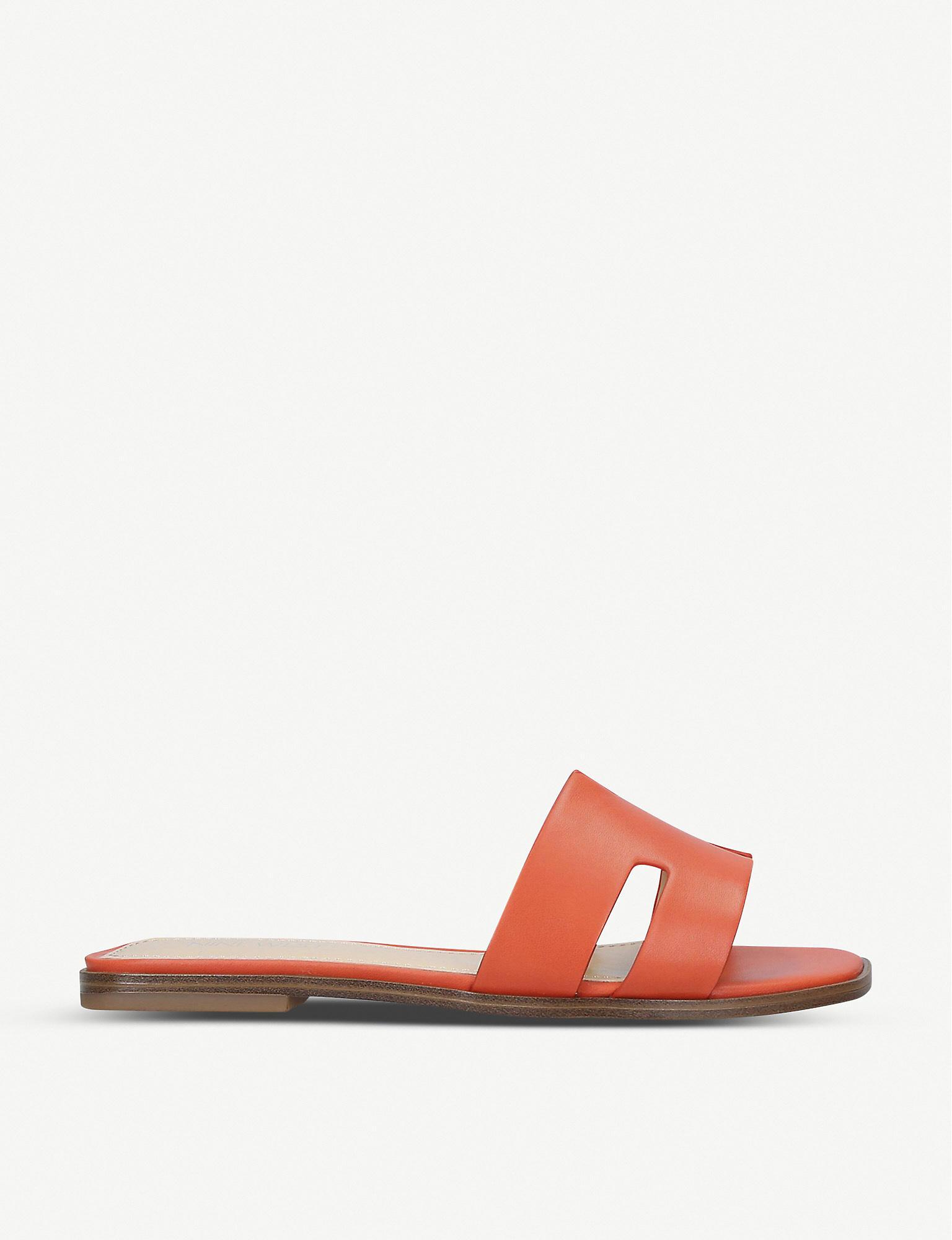 nine west orange sandals
