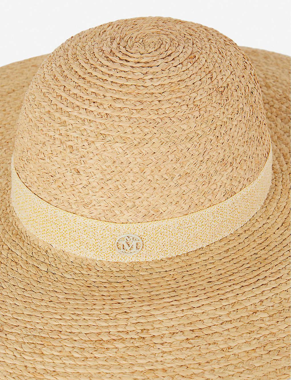 Maison Michel Blanche Capeline Straw Hat In Natural Lyst Maison Michel Blanche Capeline Straw Hat In Natural Lyst