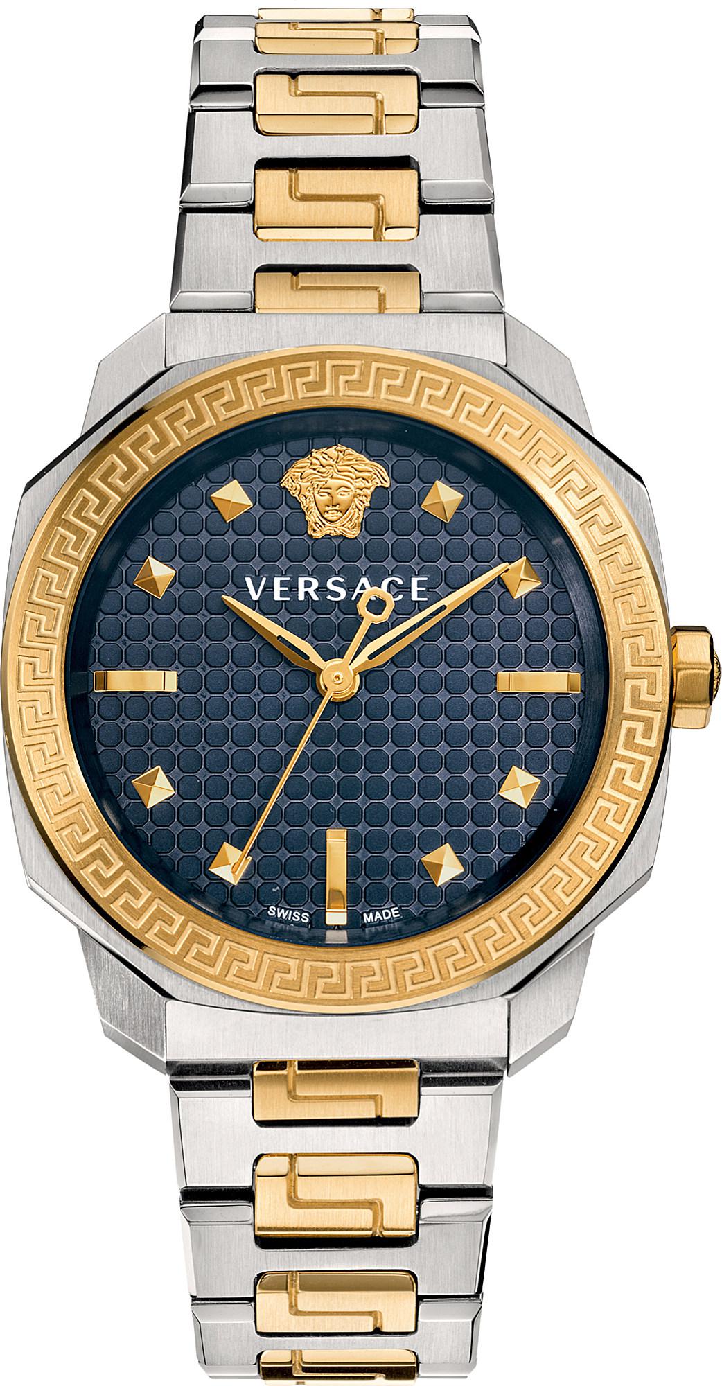 versace two tone watch