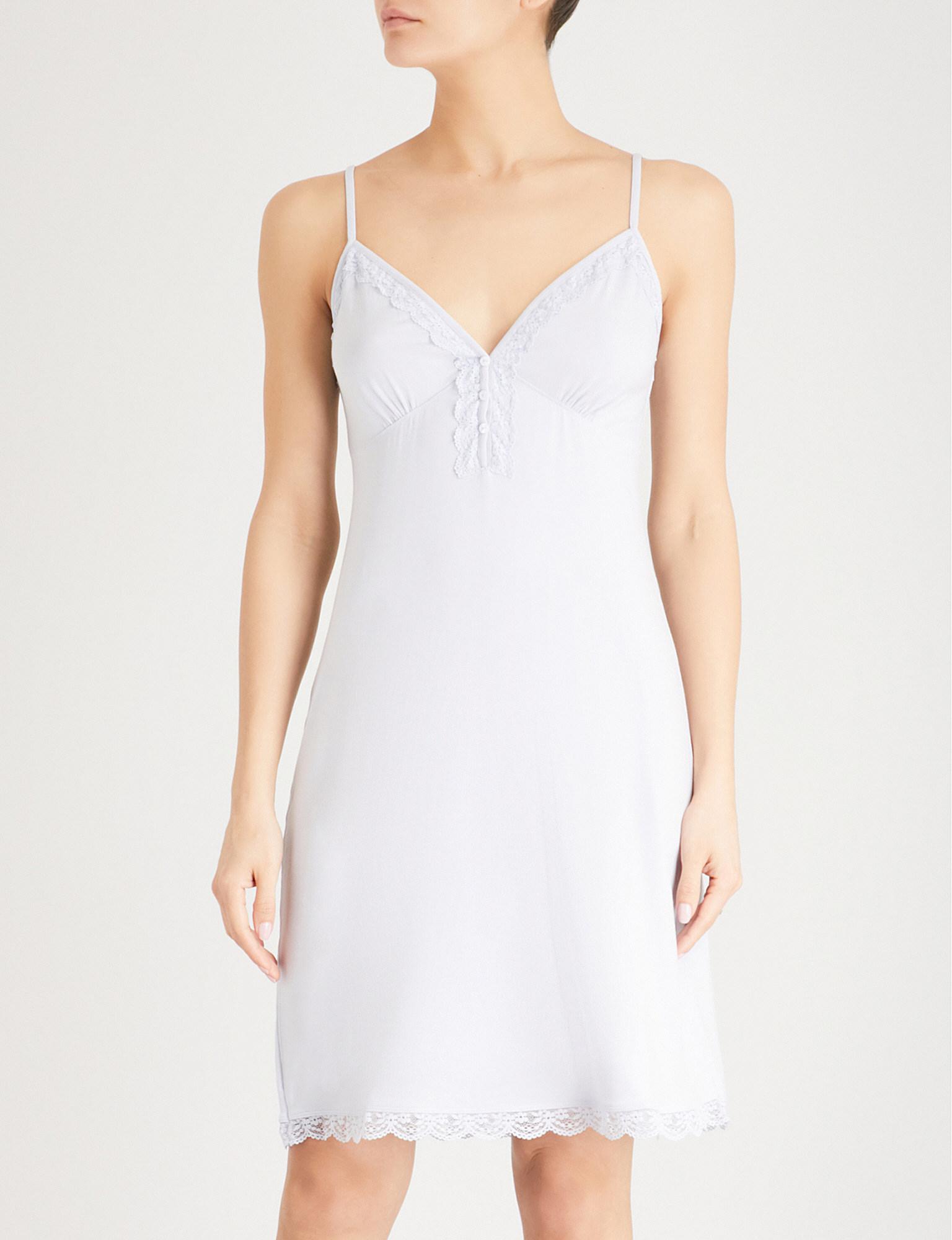 white company night dress