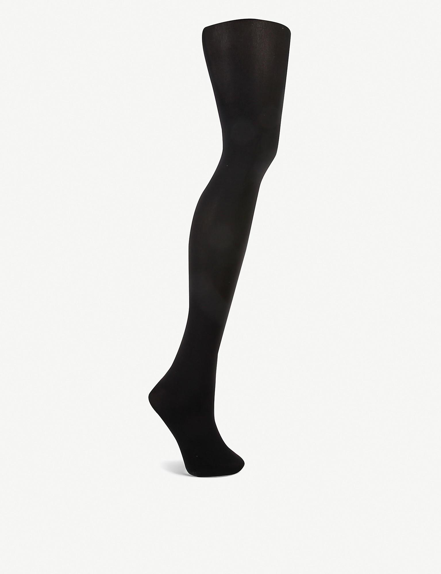 Wolford Cotton Matt Opaque 80 Tights in Black Lyst