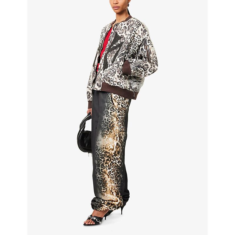 MOWALOLA X KSUBI JACKET ジャケット M Buy MOWALOLA BOMBER CHEETAH TRASHED | Ksubi ++