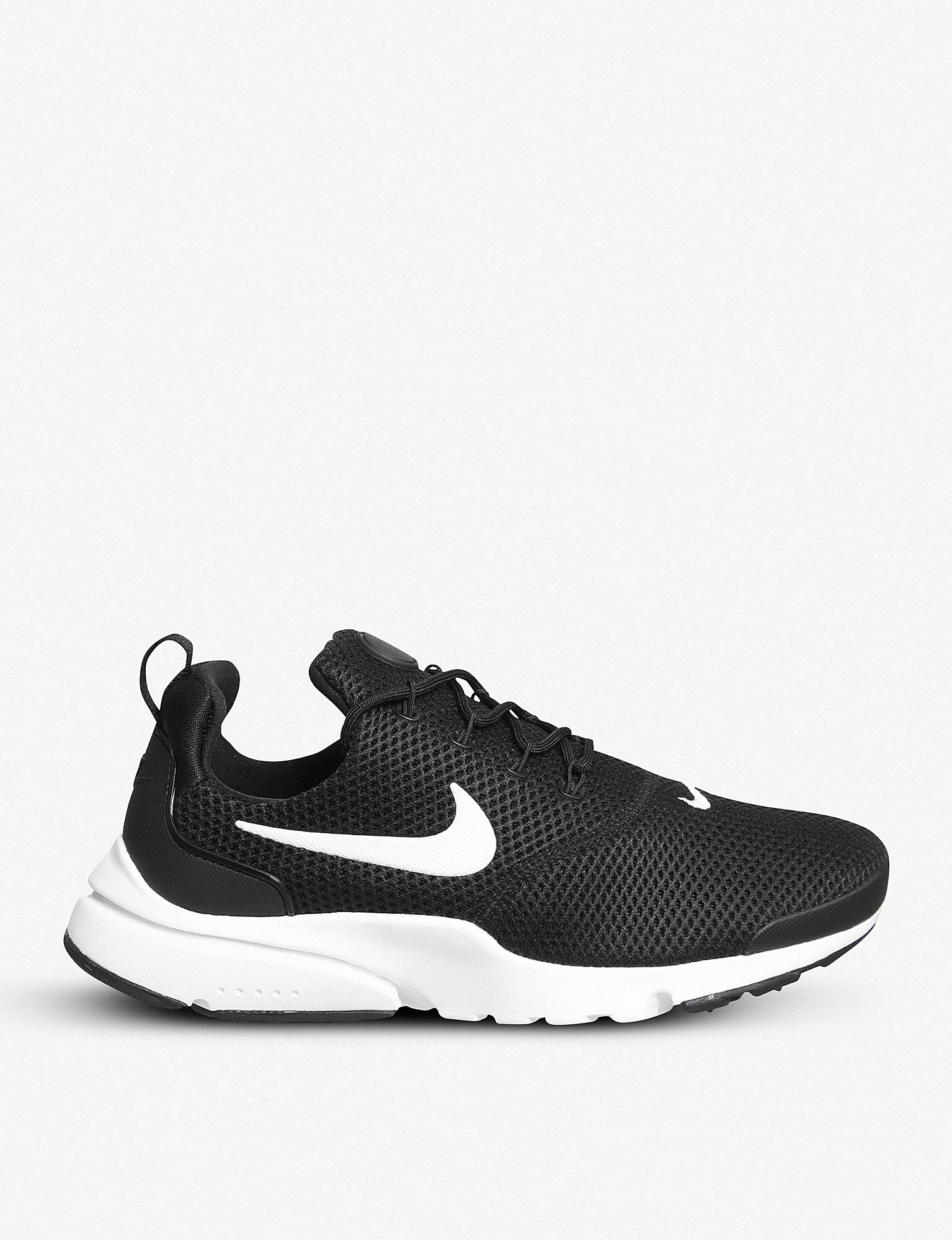 nike presto fly black white