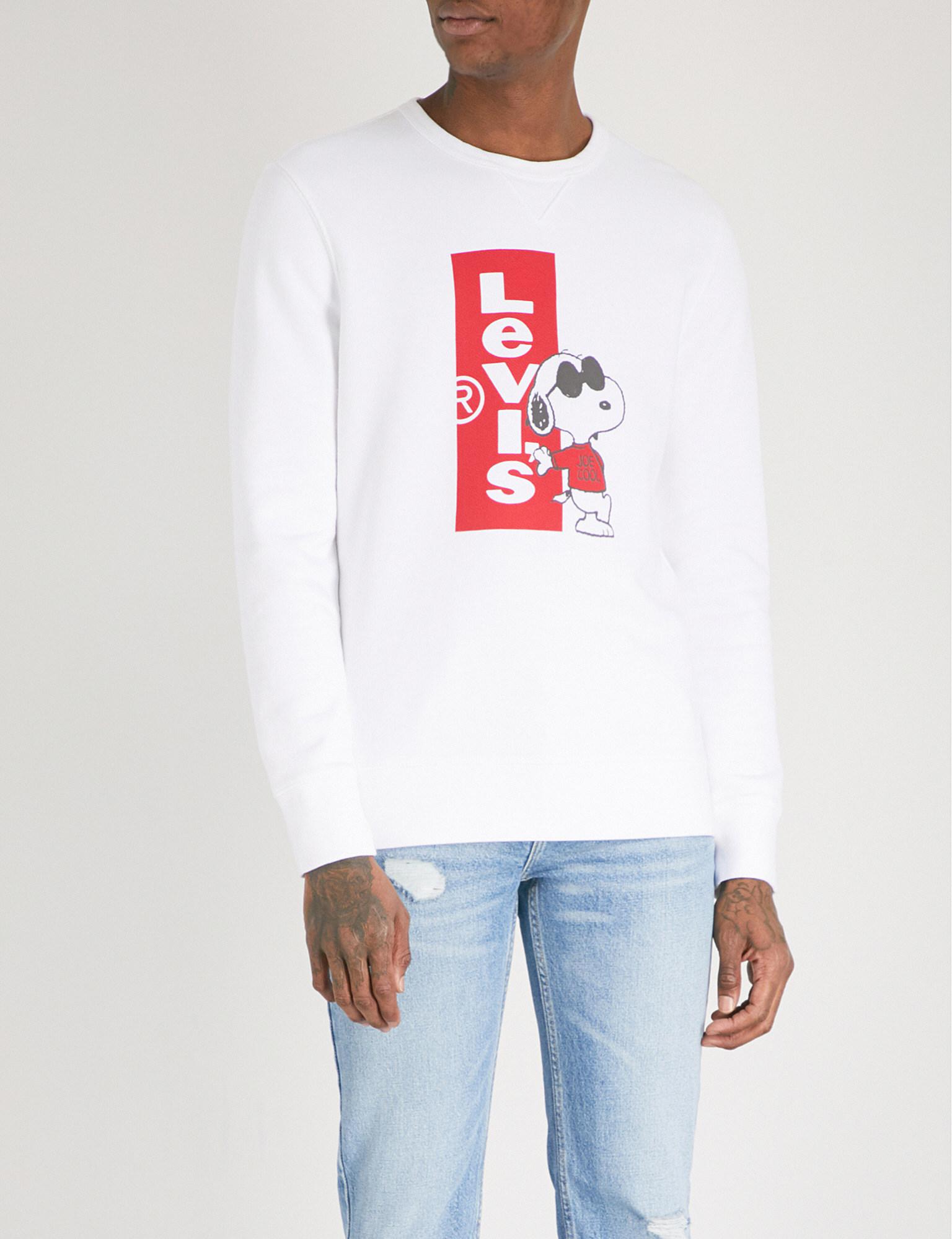 levis snoopy jumper