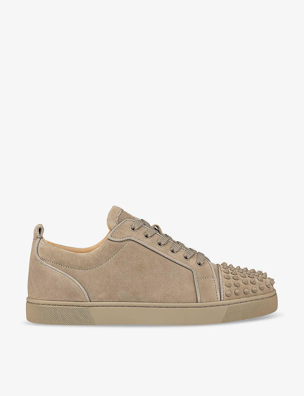 Christian Louboutin Louis Junior Spikes Orlato Leather Low