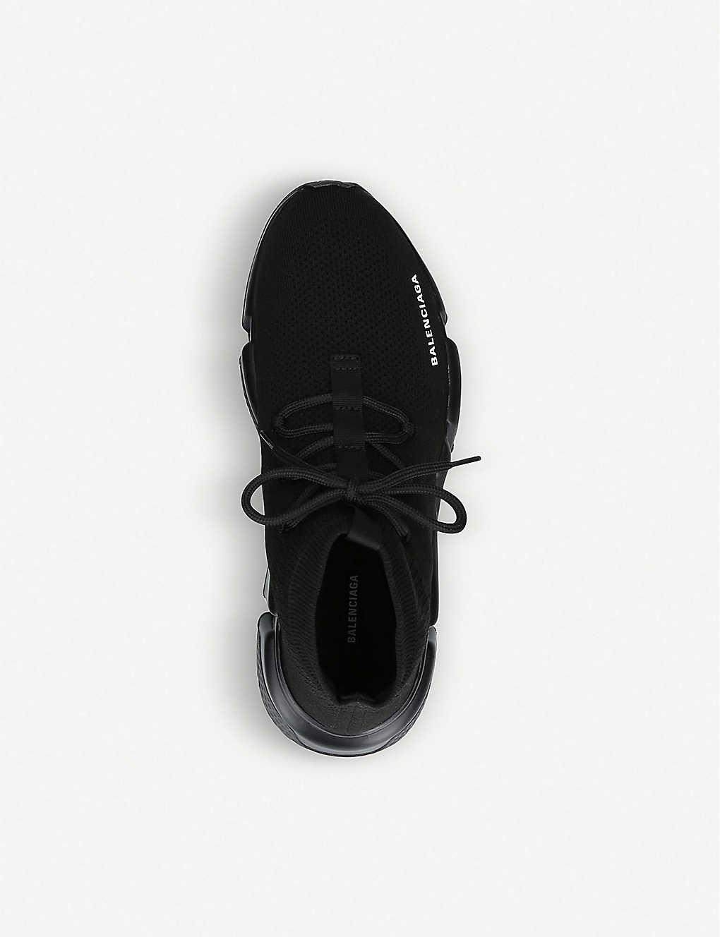 Balenciaga Speed Lace Trainers in Black for Men | Lyst