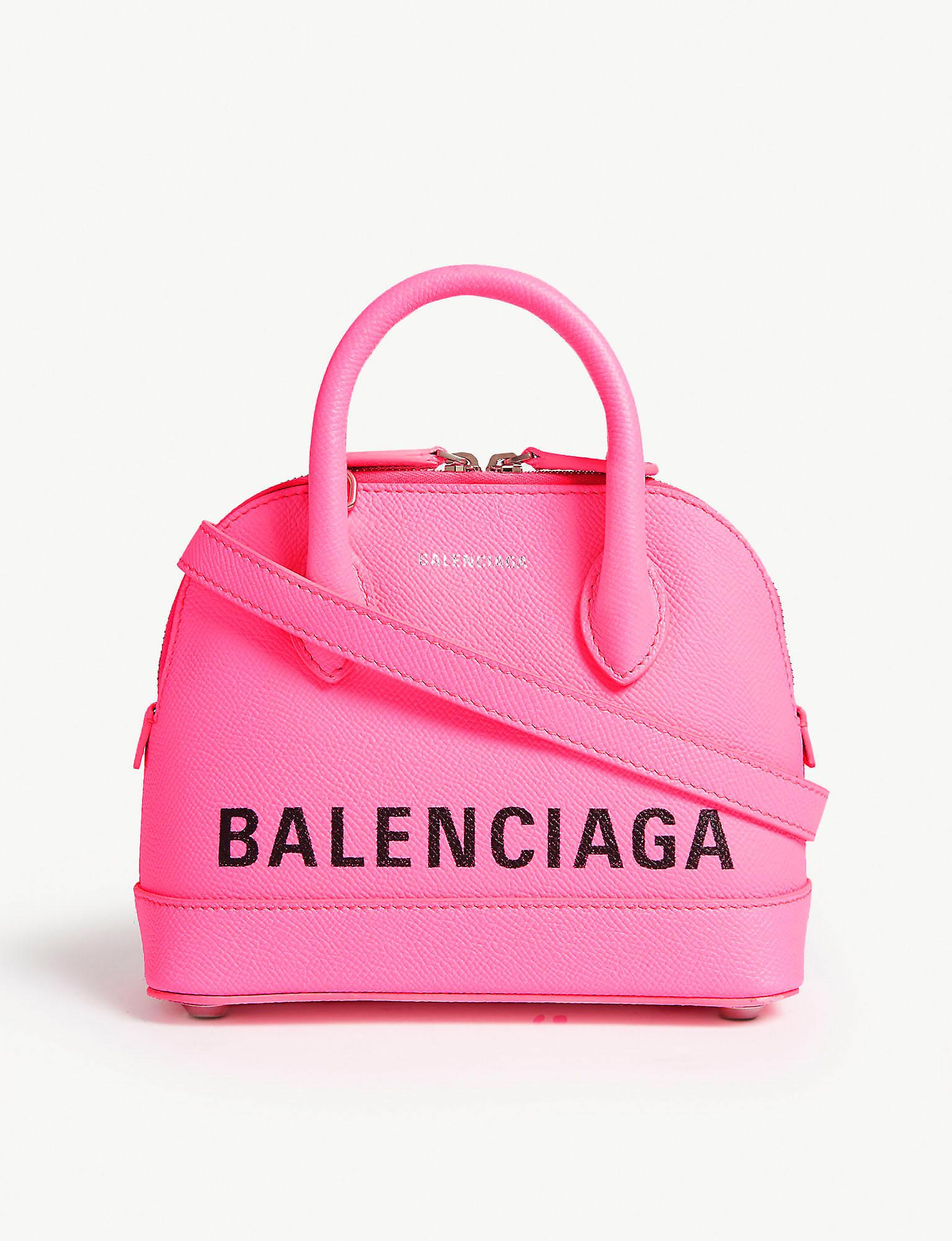 balenciaga pink handbag