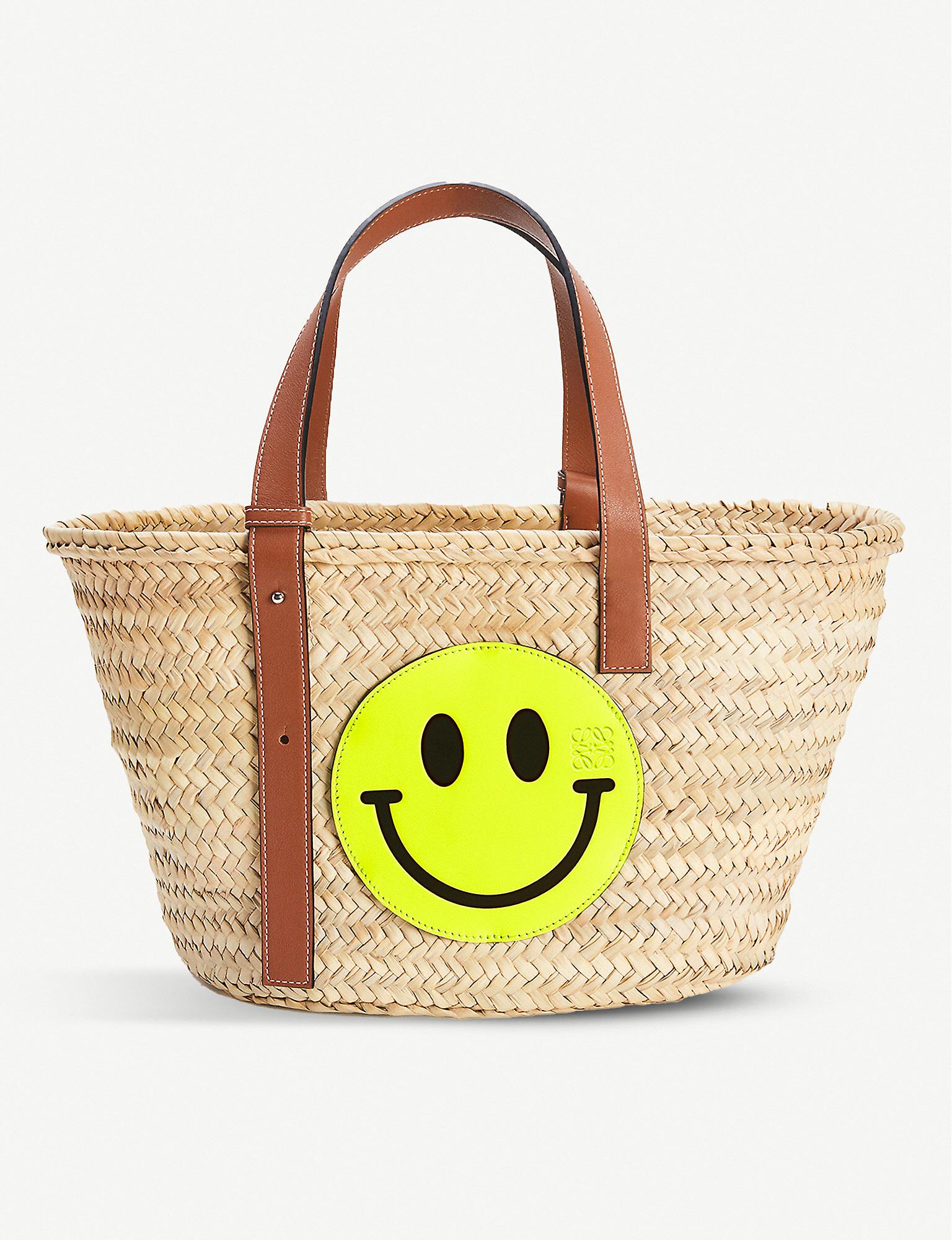 Loewe smiley face bag deals