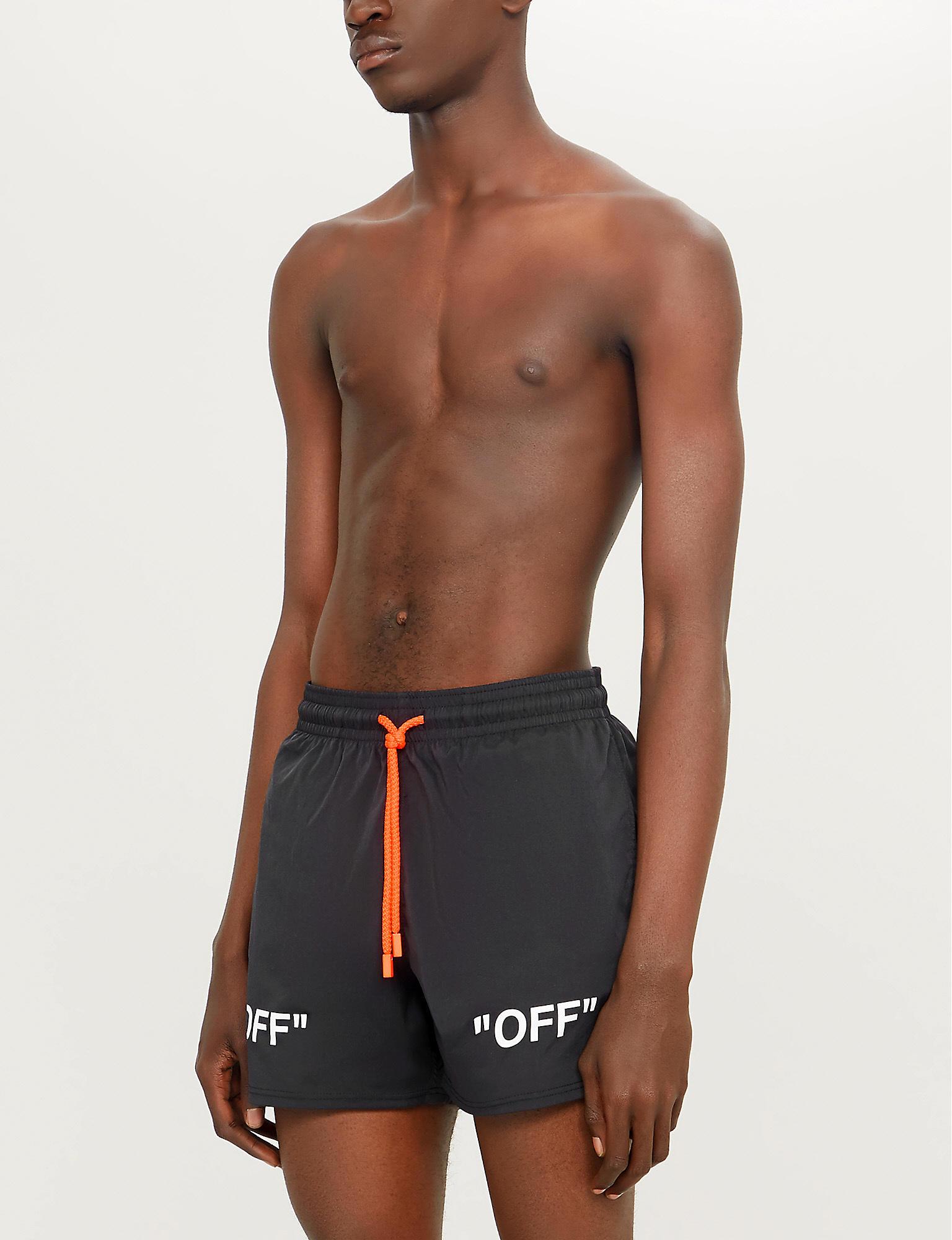 Virgil Abloh Synthetic Off-white X Vilebrequin Logo-print Swim Shorts in for - Lyst