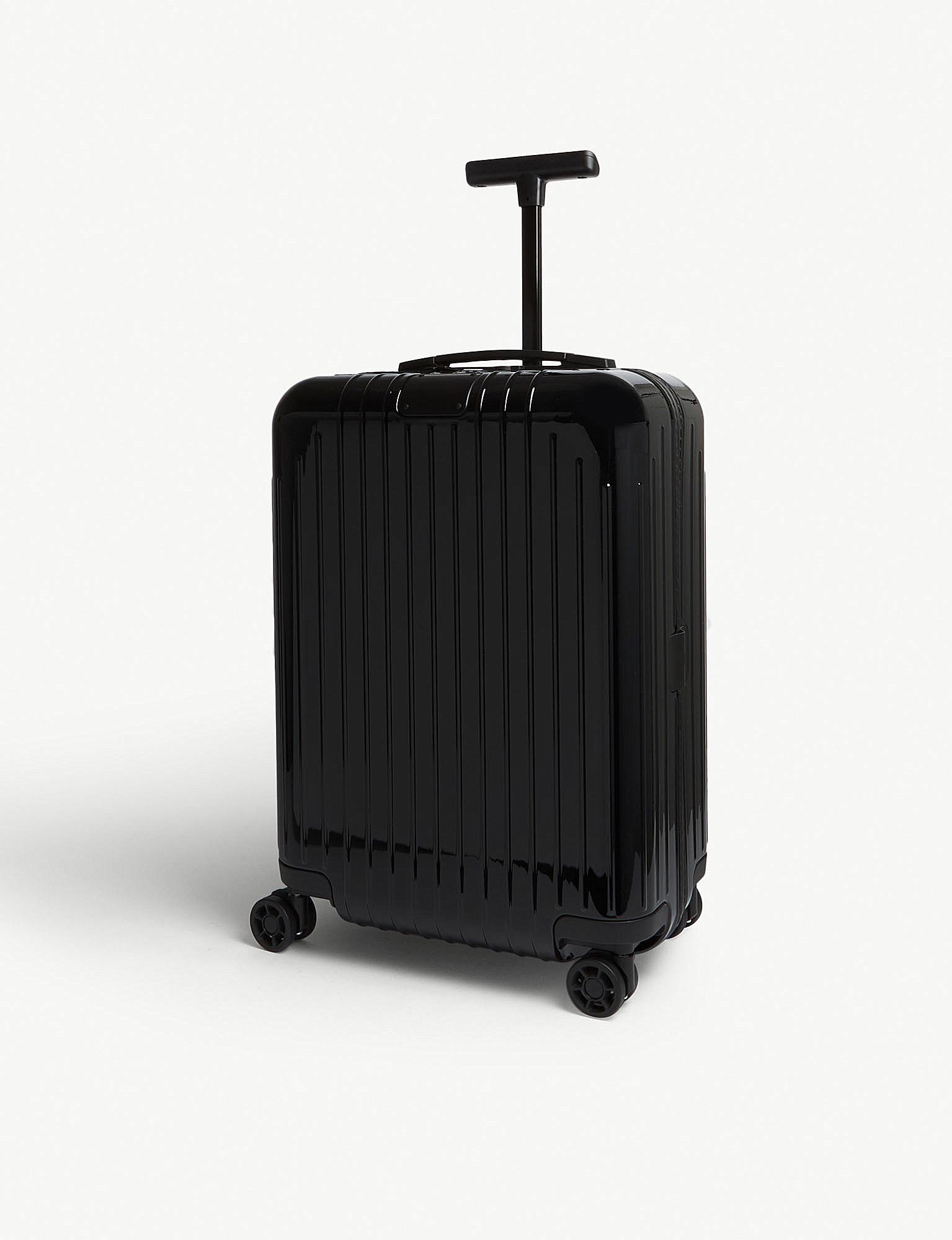 black gloss suitcase