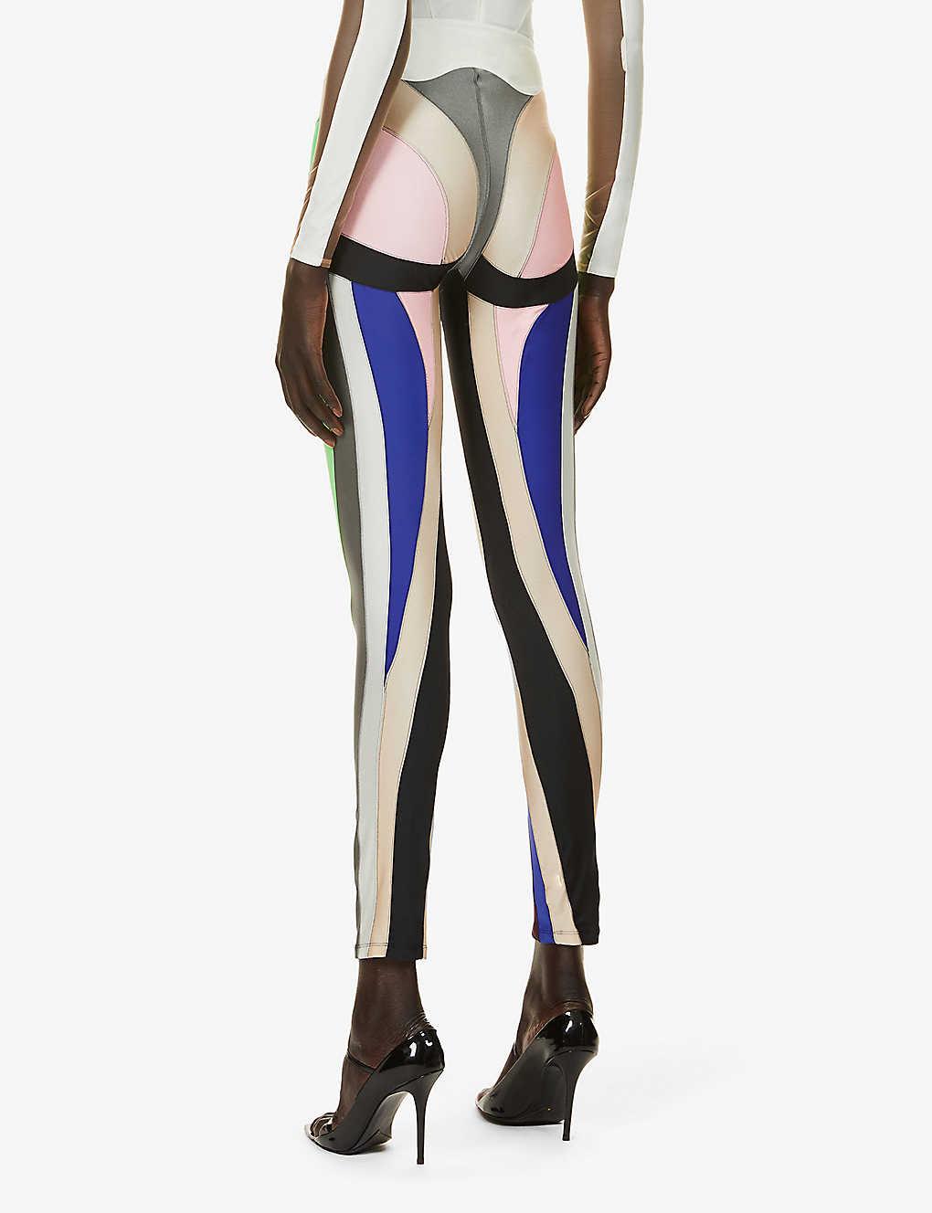 High-rise Stretch-jersey leggings 