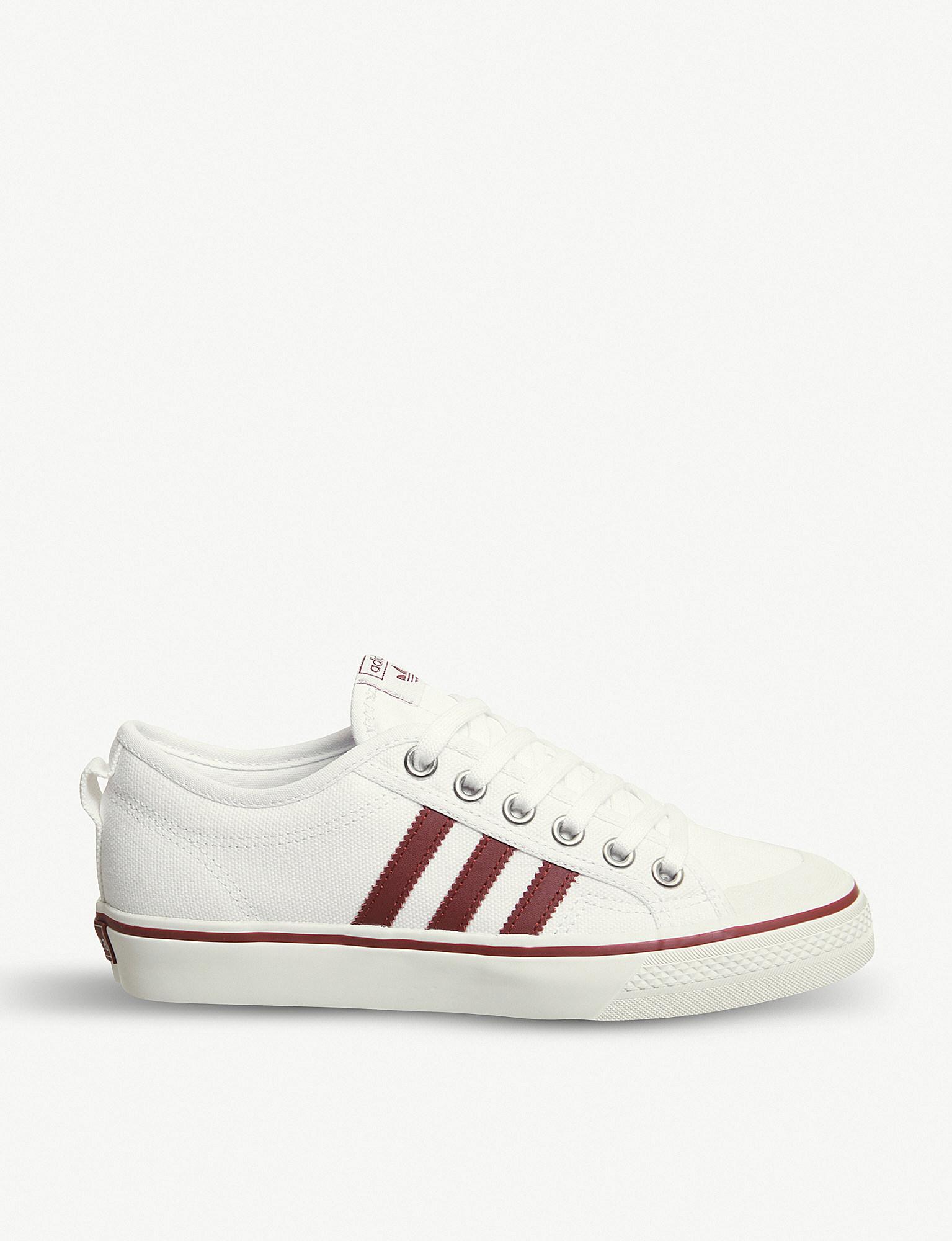 adidas canvas trainers