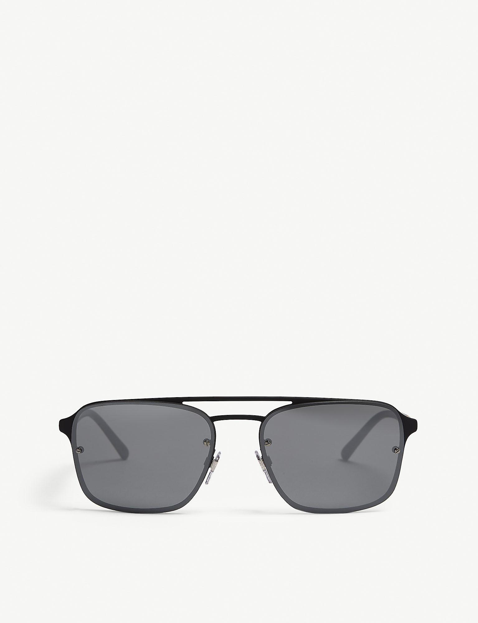 Burberry Be3095 Square-frame Sunglasses in Black for Men - Lyst