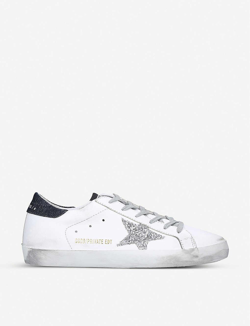 golden goose black glitter star