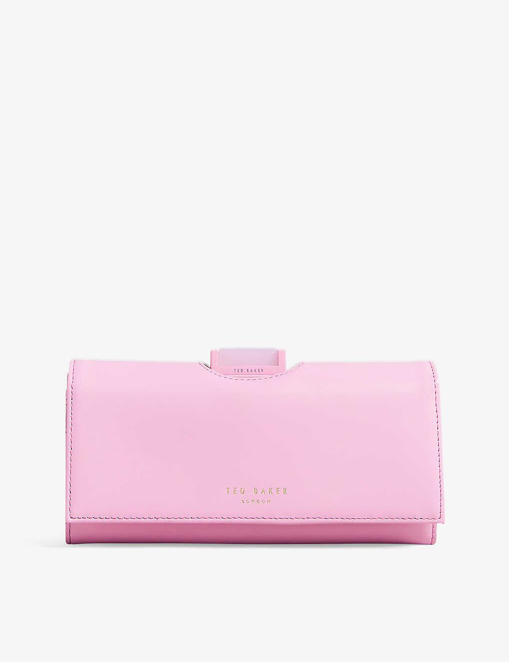 Ted Baker Roziita Crystal embellished Leather Purse in Pink Lyst UK