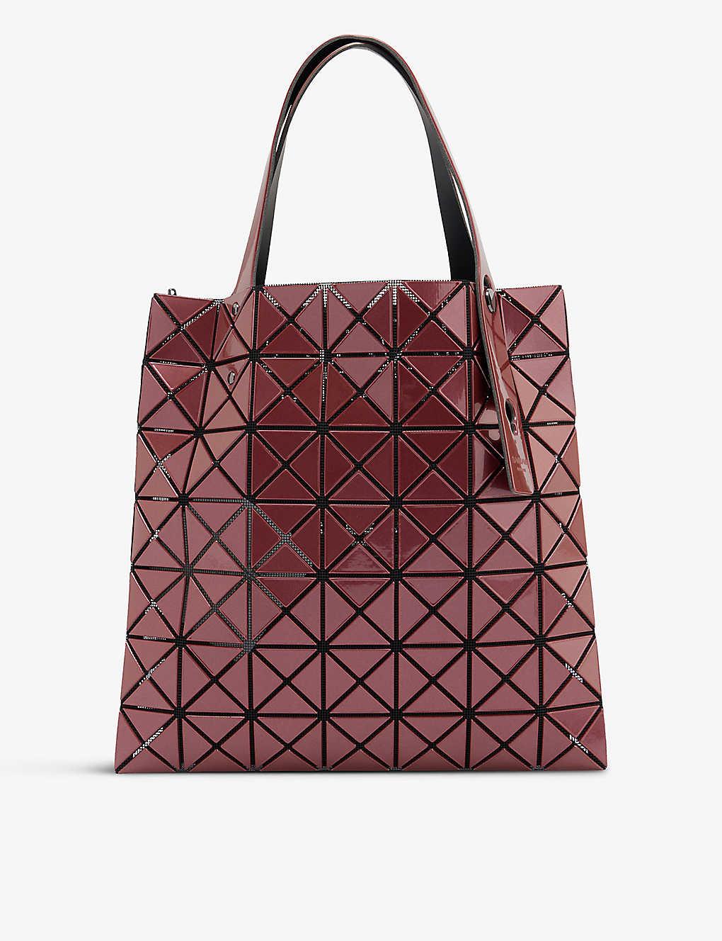 Bao Bao Issey Miyake Prism Geometric-panel Pvc Tote Bag in Red | Lyst