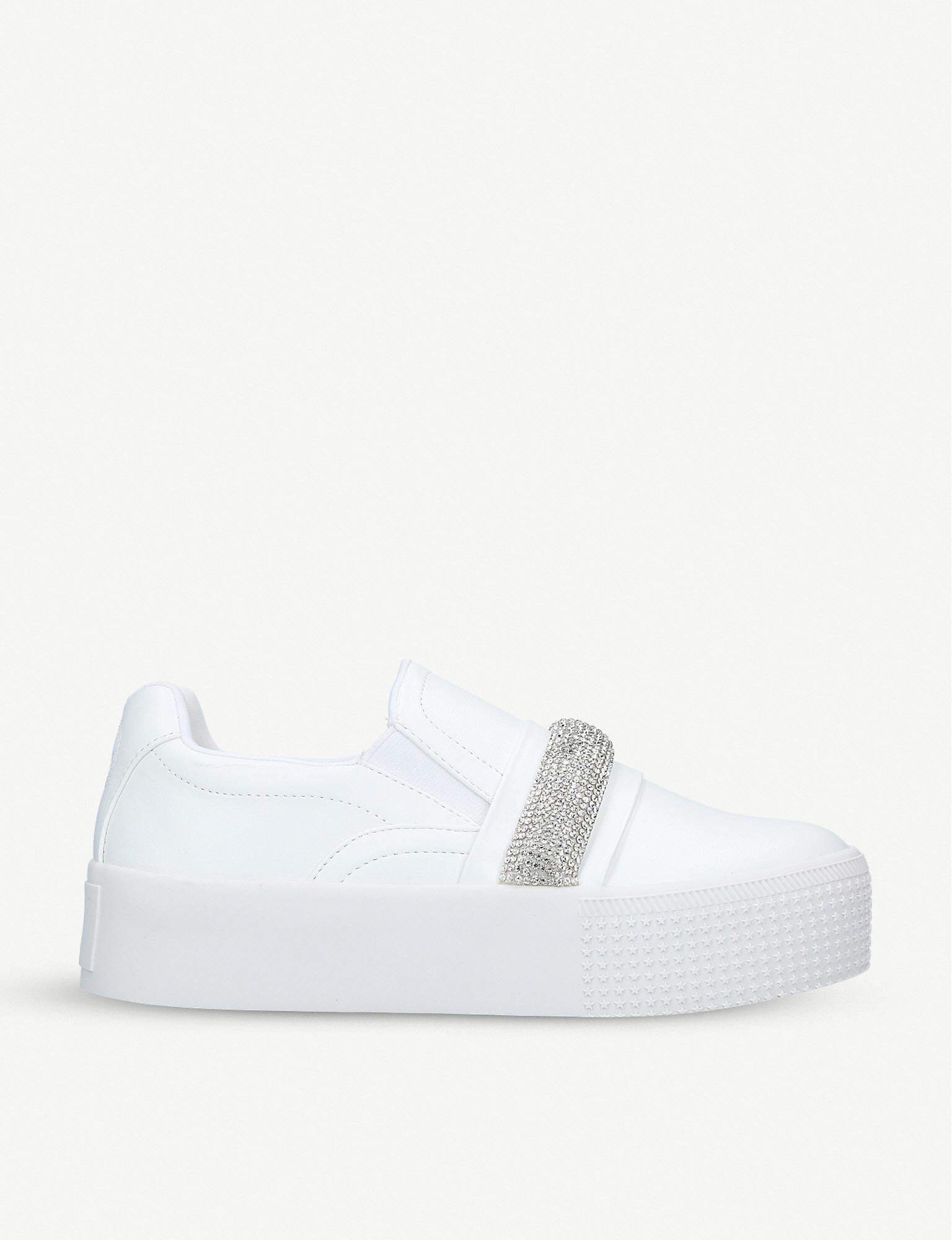 embellished slip on trainers