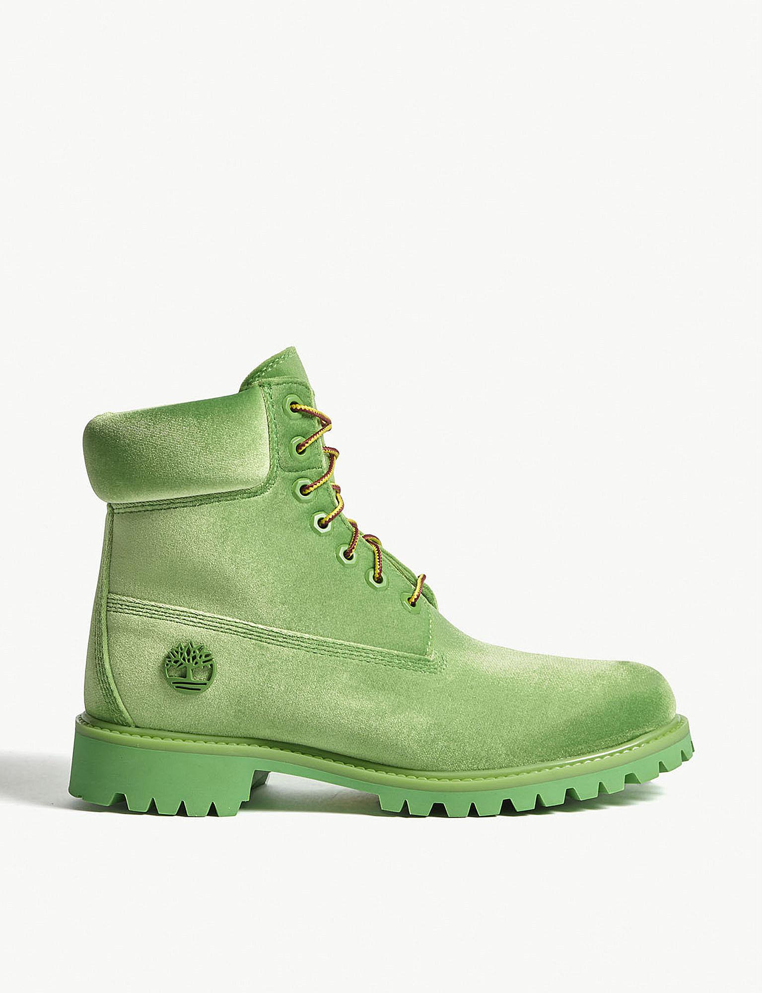 timberland x off white green