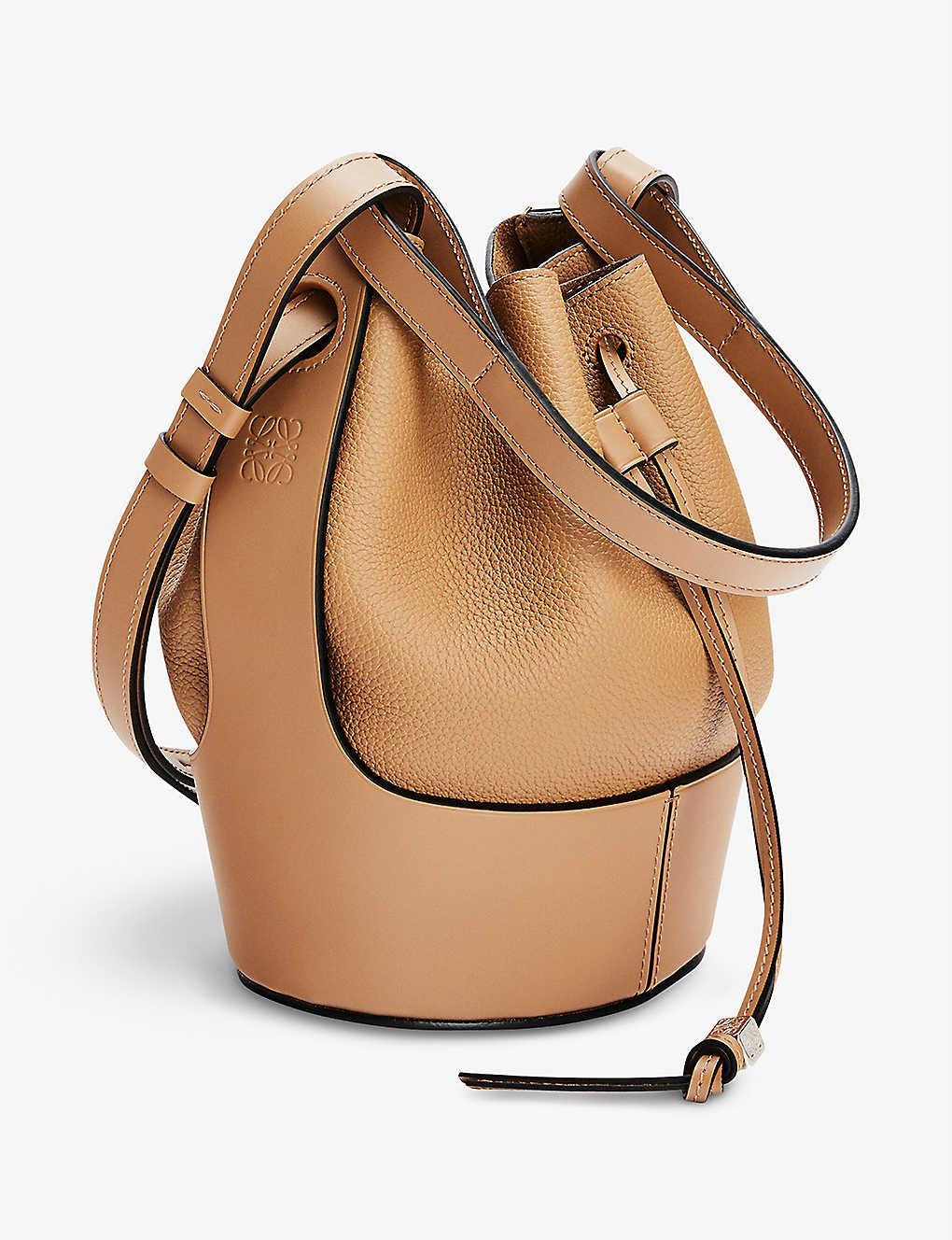 Loewe Balloon Small Leather Shoulder Bag in Natural | Lyst