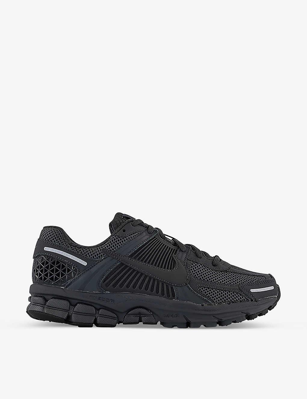 Nike Zoom Vomero 5 Logoembossed Leather And Mesh Lowtop Trainers in