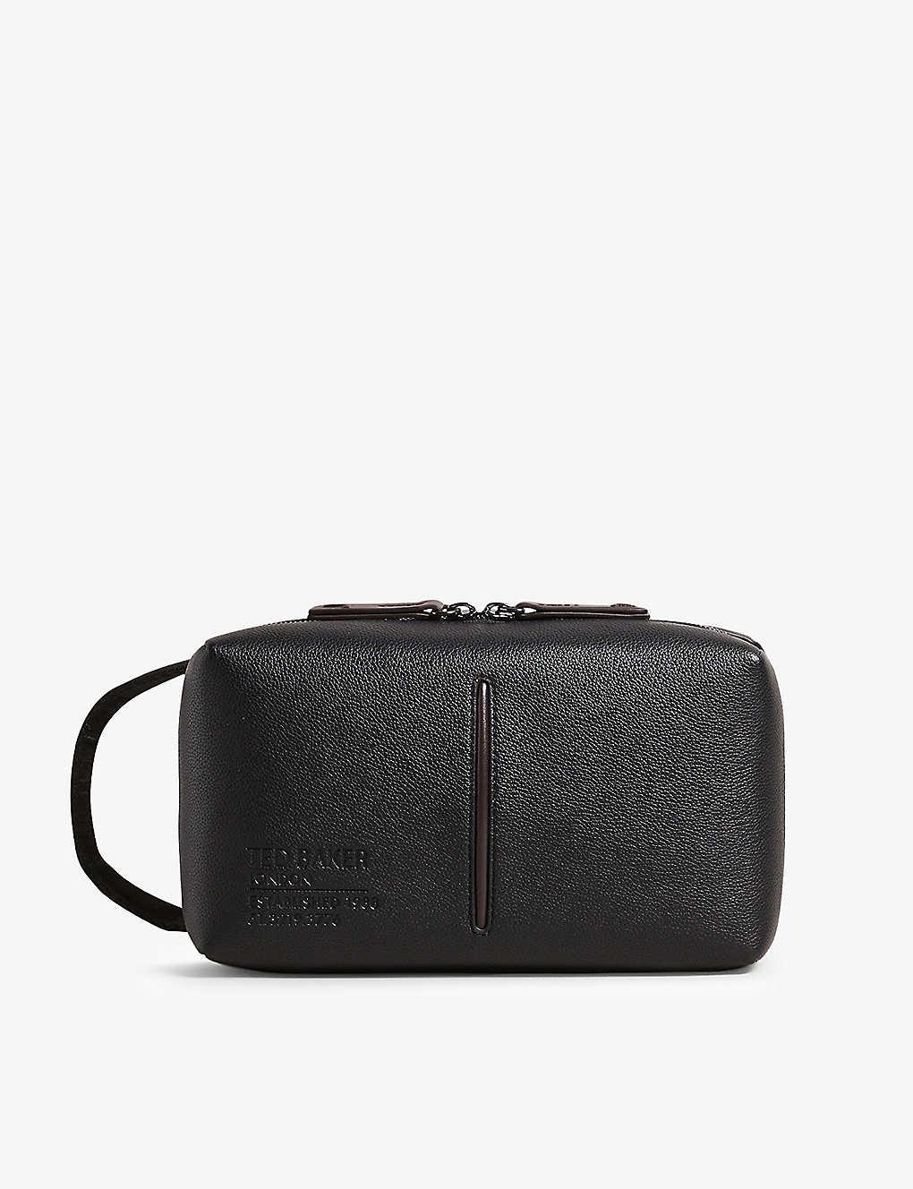 Ted Baker Malbec Logodebossed Fauxleather Organiser in Black for Men