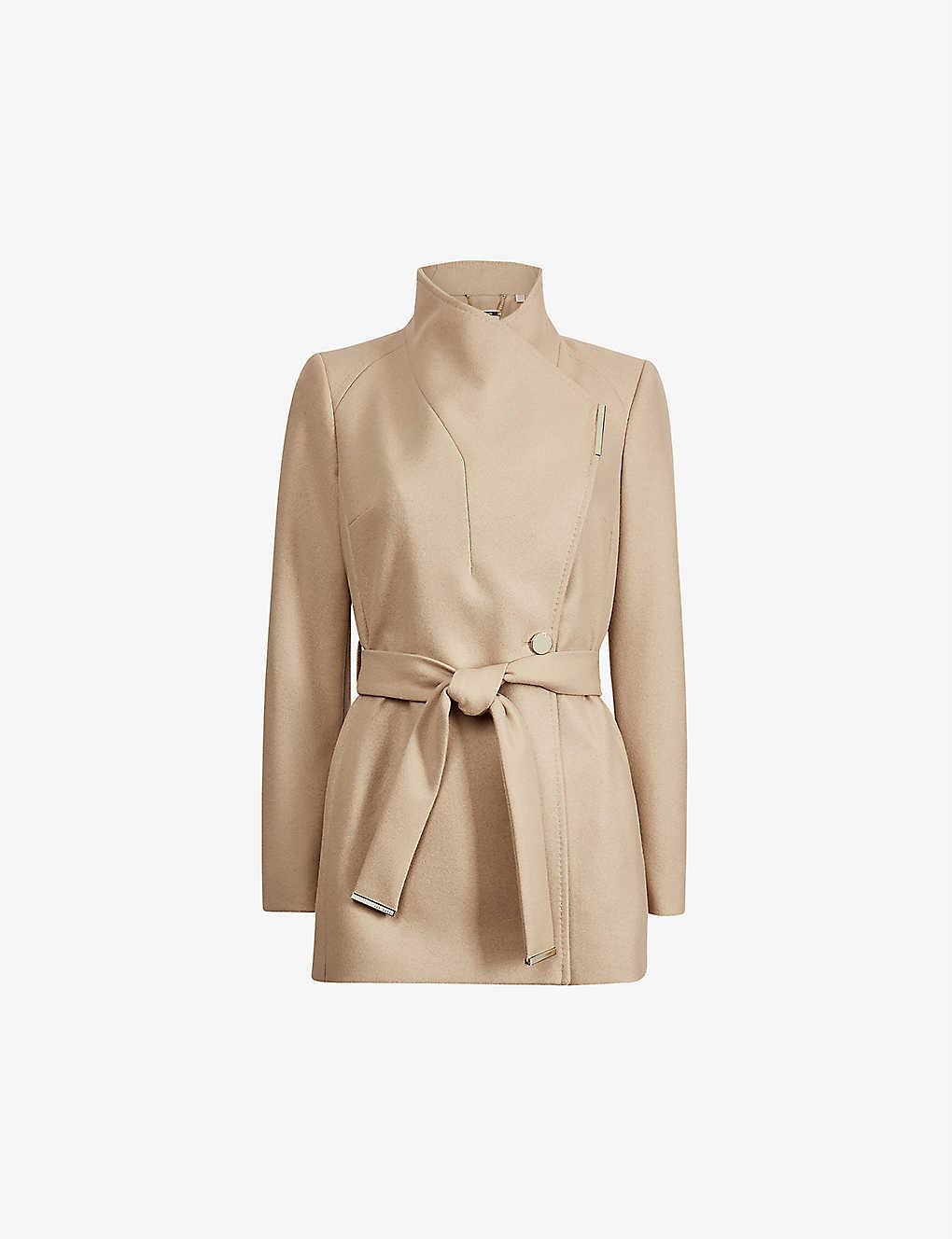 ted baker cream coat