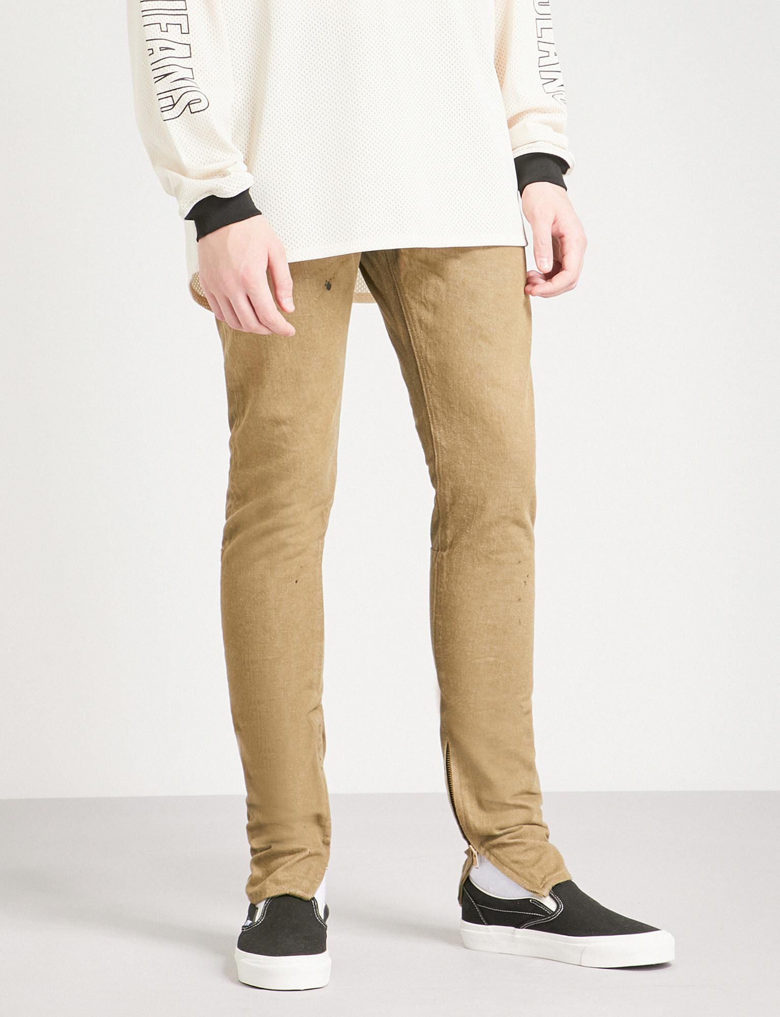 fear of god skinny jeans